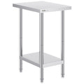 Nerūdijančio plieno darbo stalas VEVOR HET-24*18, 610 x 457 x 864 mm