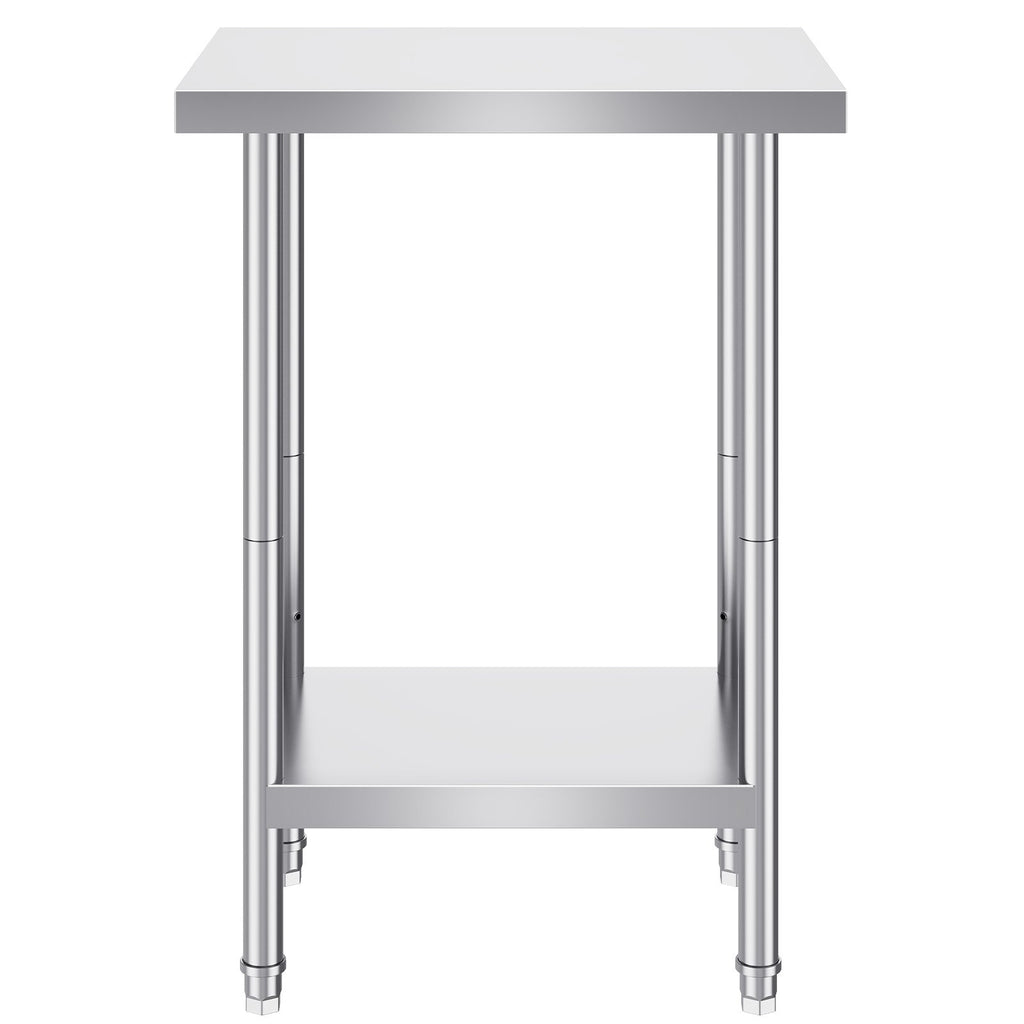 Nerūdijančio plieno darbo stalas VEVOR HET-24*18, 610 x 457 x 864 mm