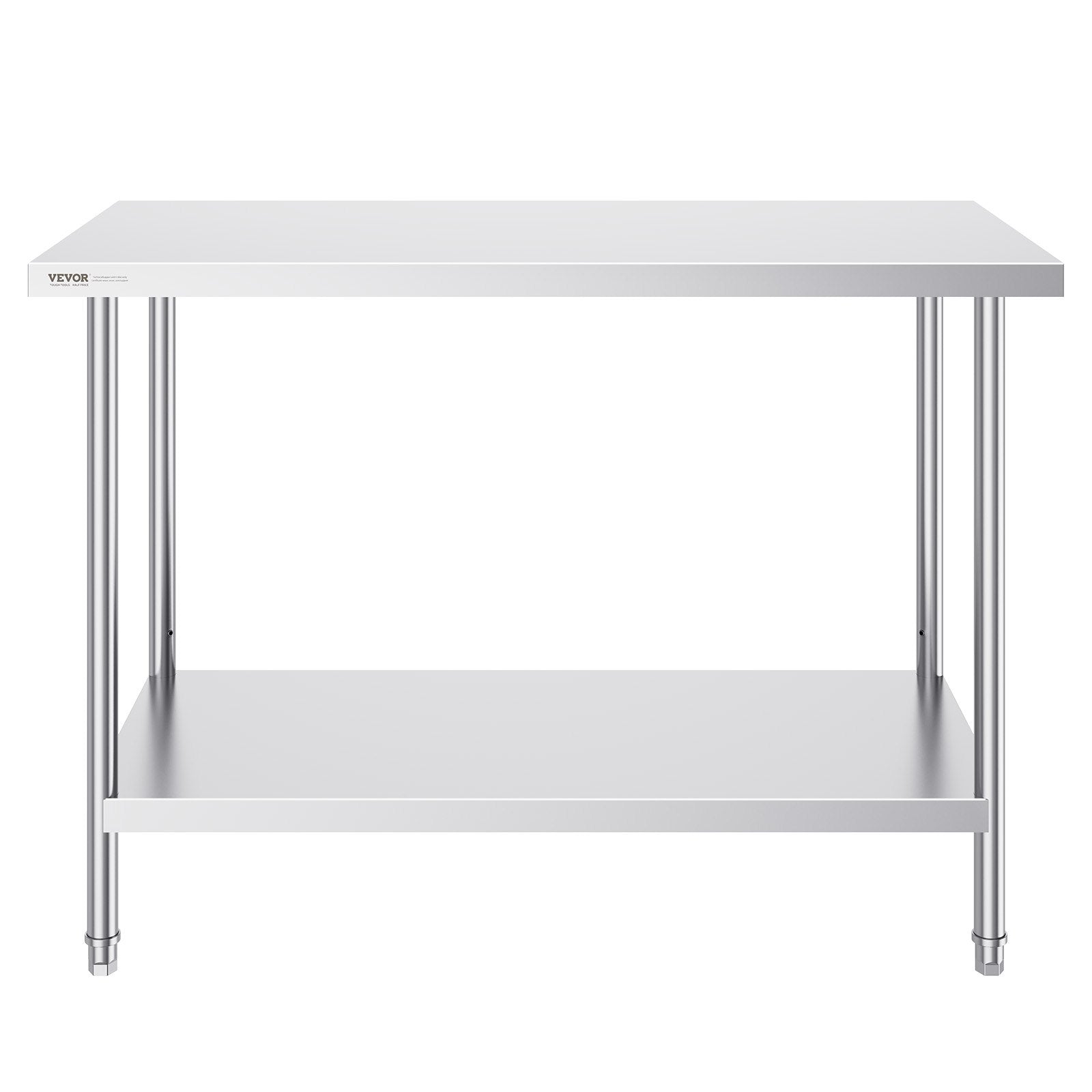 Nerūdijančio plieno darbo stalas VEVOR HET-24*48, 61x122x86 cm