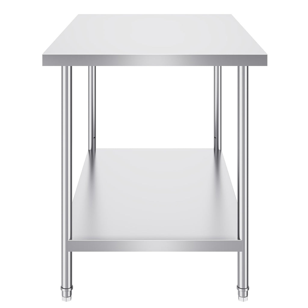 Nerūdijančio plieno paruošimo stalas VEVOR HET-30*48, 762 x 1219 mm