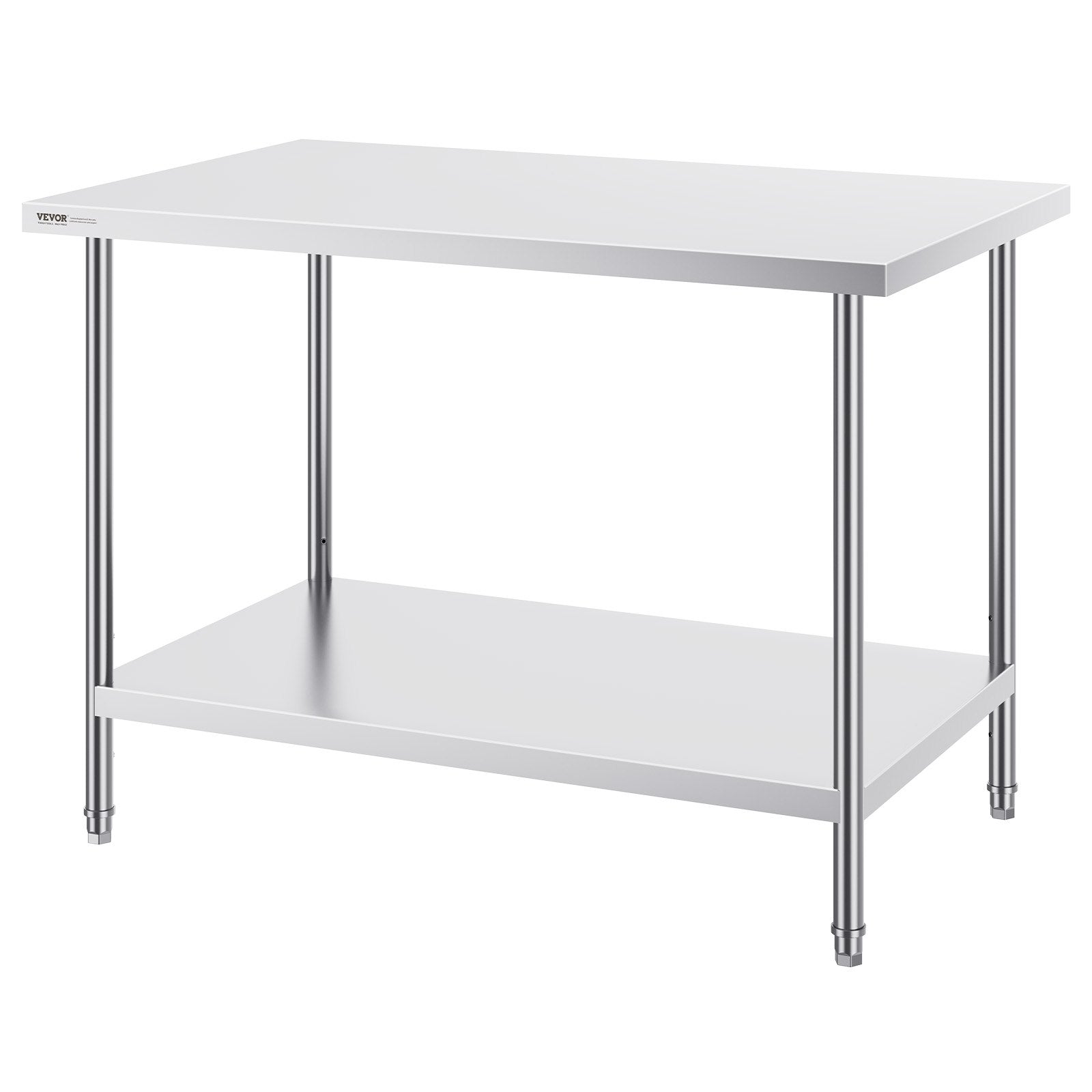 Nerūdijančio plieno paruošimo stalas VEVOR HET-30*48, 762 x 1219 mm