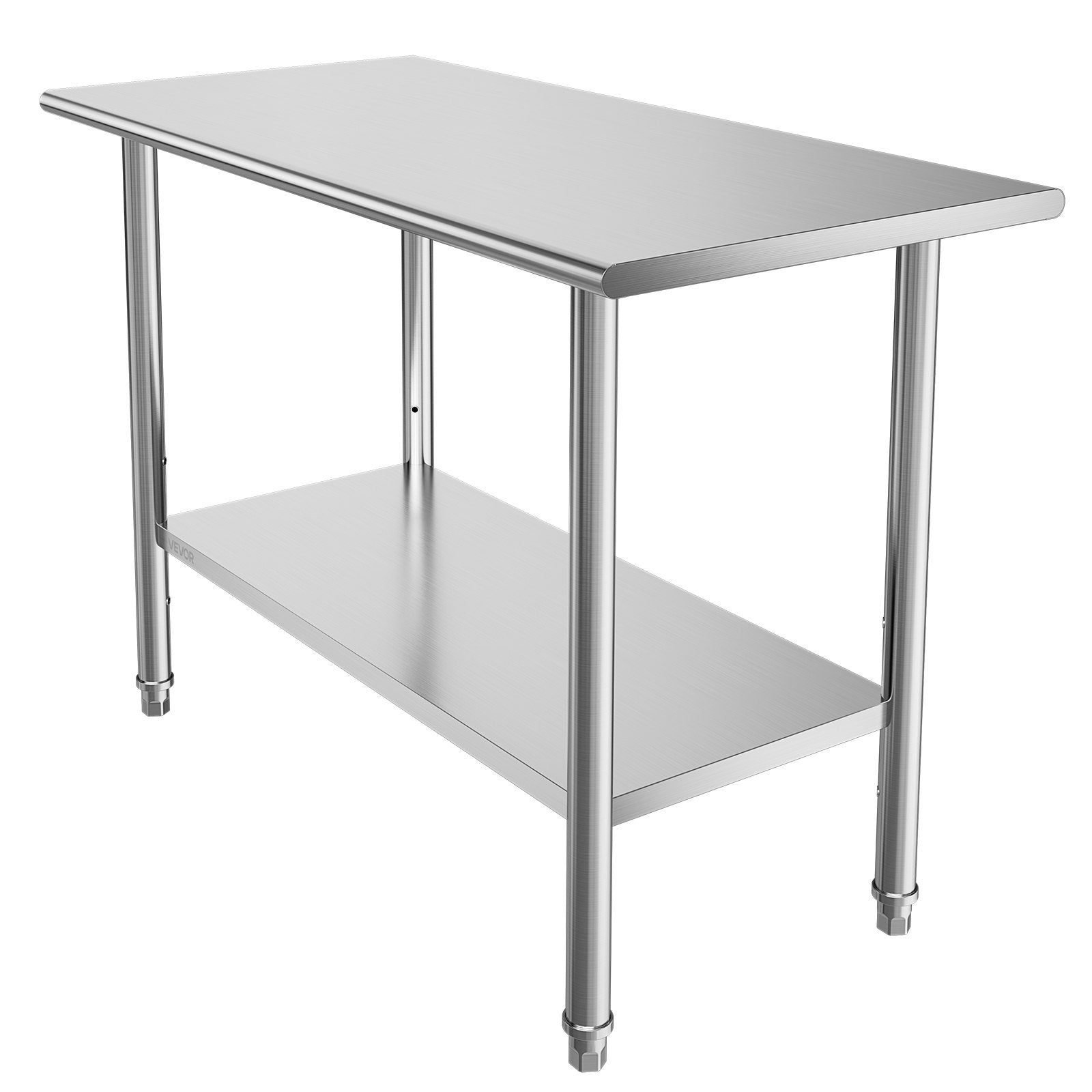 Nerūdijančio plieno darbo stalas VEVOR YH2-48, 61x122 cm