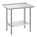 Nerūdijančio plieno darbo stalas VEVOR YH2-D-36, 61x91,5 cm