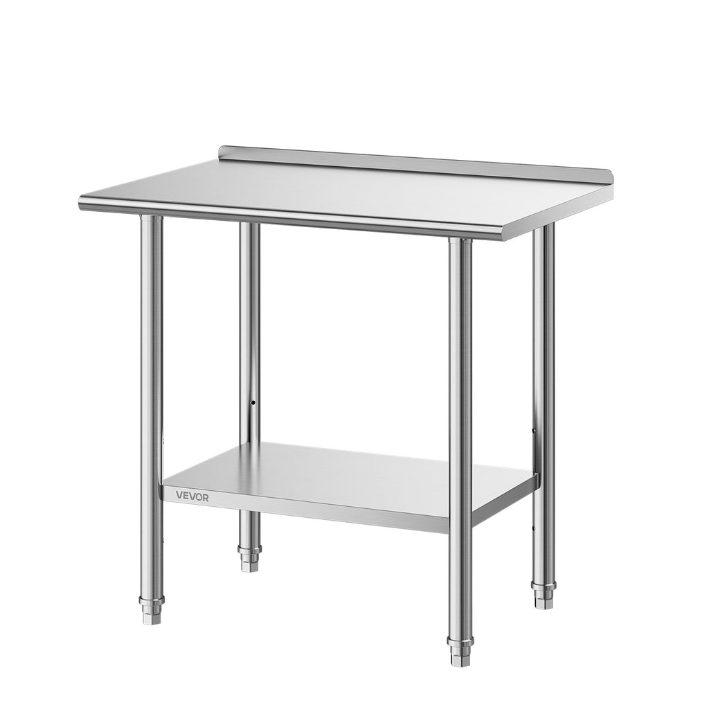 Nerūdijančio plieno darbo stalas VEVOR YH2-D-36, 61x91,5 cm