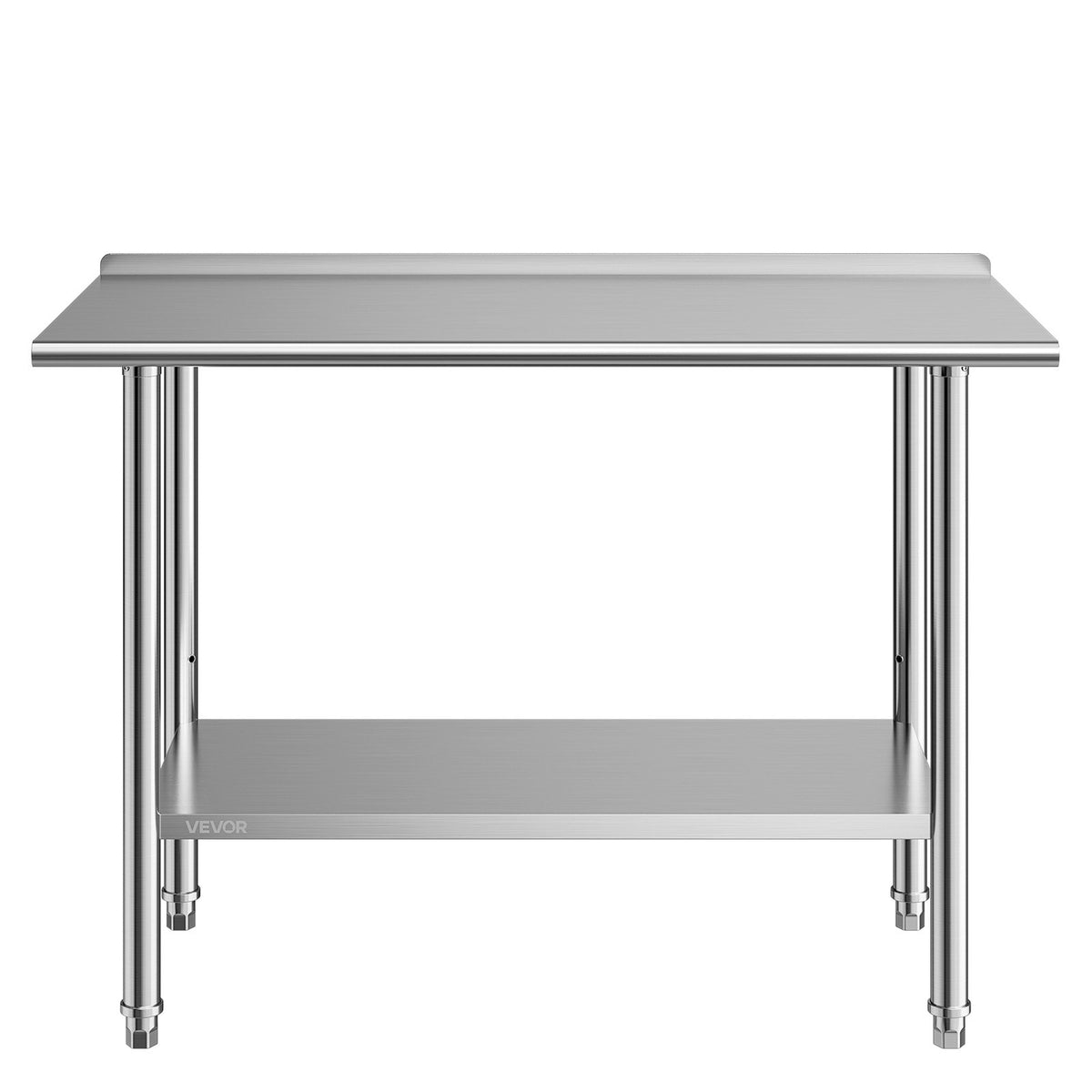 Nerūdijančio plieno darbo stalas VEVOR YH2-D-48, 61x122 cm