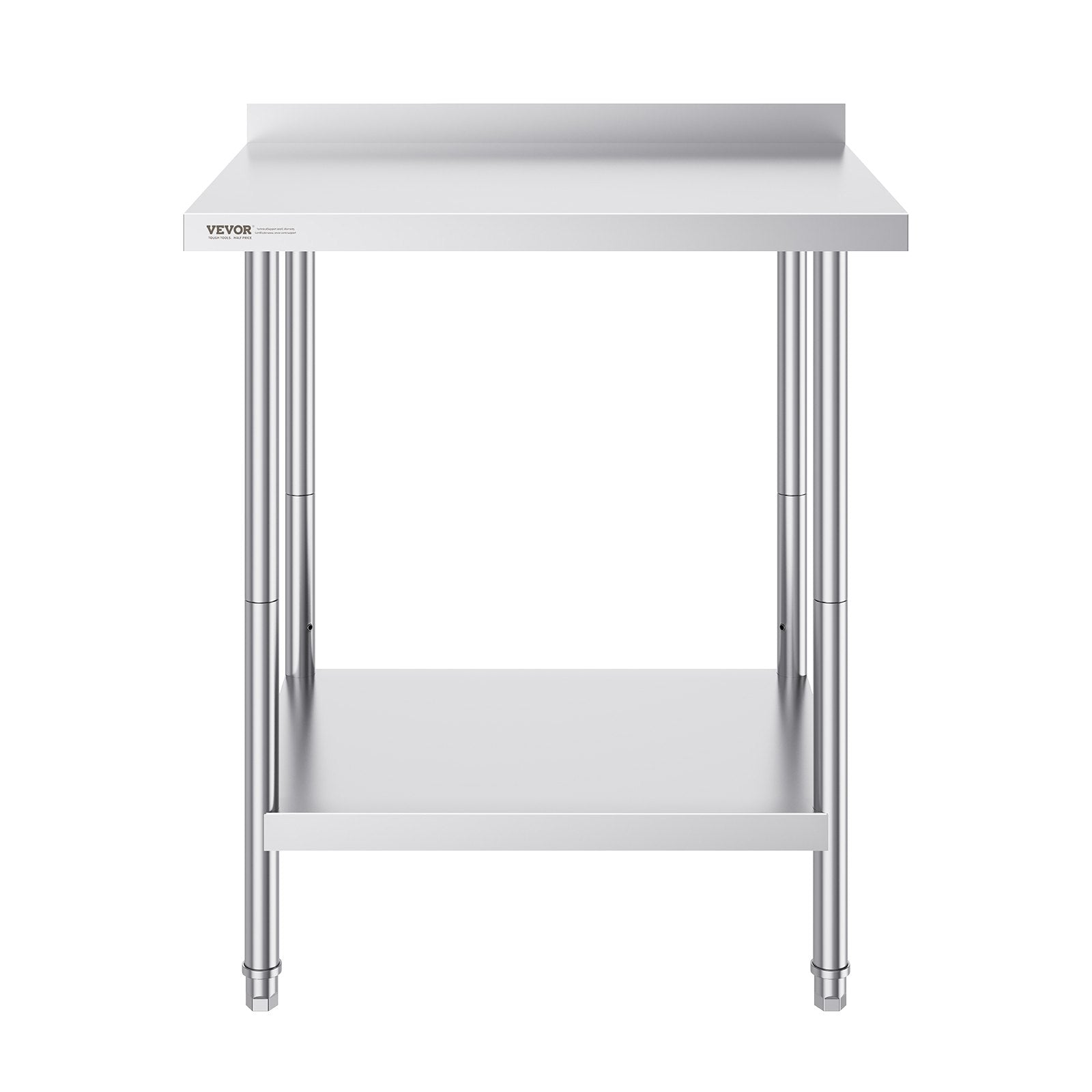 Nerūdijančio plieno darbo stalas VEVOR HET-24*30-L, 610 x 762 x 914 mm