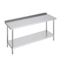 Nerūdijančio plieno darbo stalas VEVOR HET-24*72-L, 610x1829x914 mm