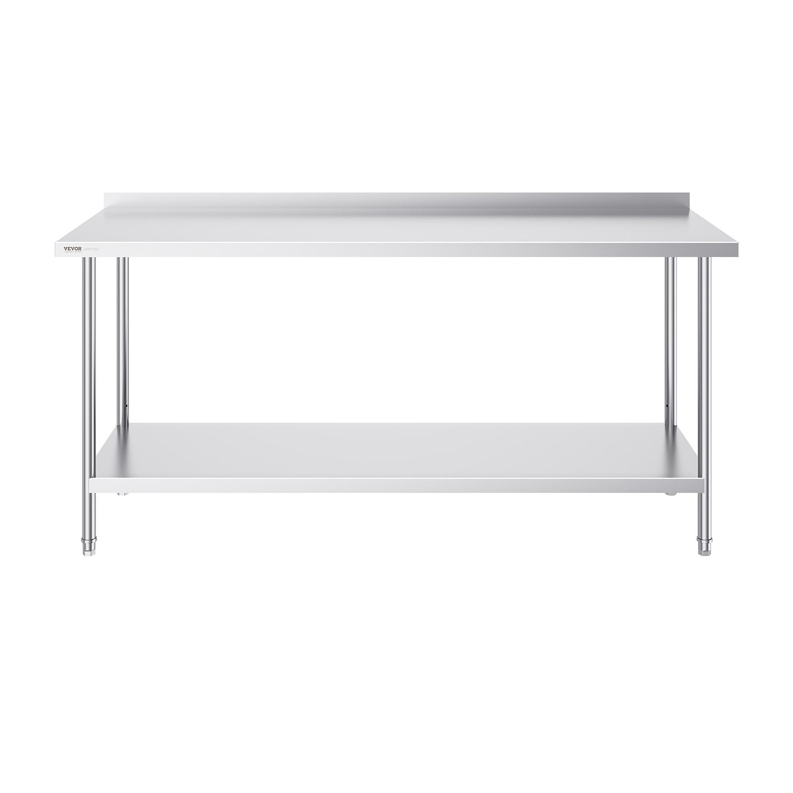 Nerūdijančio plieno darbo stalas VEVOR HET-24*72-L, 610x1829x914 mm