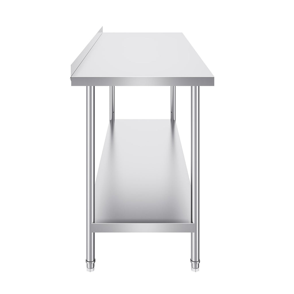 Nerūdijančio plieno darbo stalas VEVOR HET-24*72-L, 610x1829x914 mm