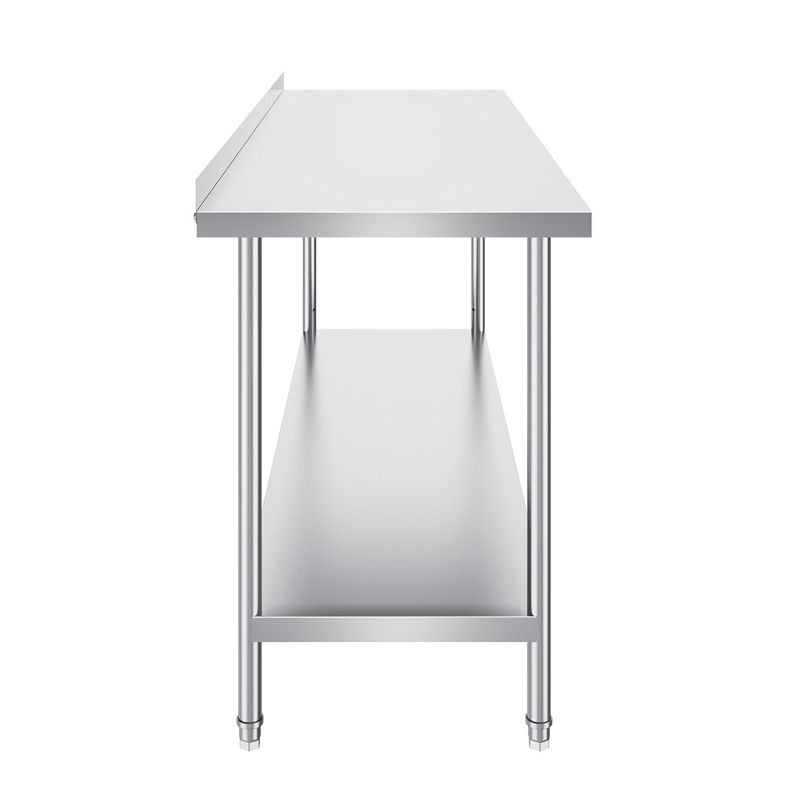 Nerūdijančio plieno darbo stalas VEVOR HET-24*72-L, 610x1829x914 mm