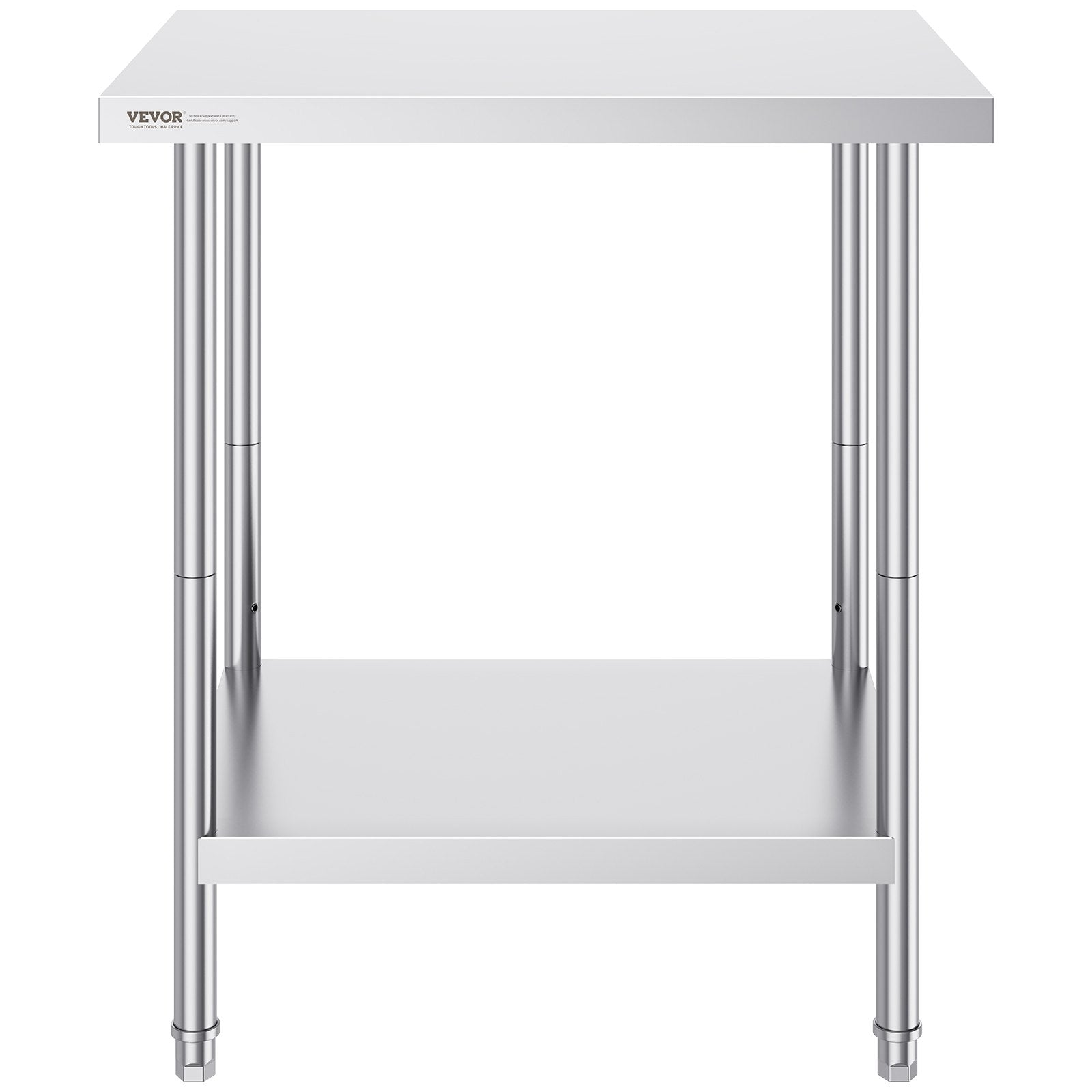 Nerūdijančio plieno darbo stalas VEVOR HET-24*30, 610 x 762 x 864 mm