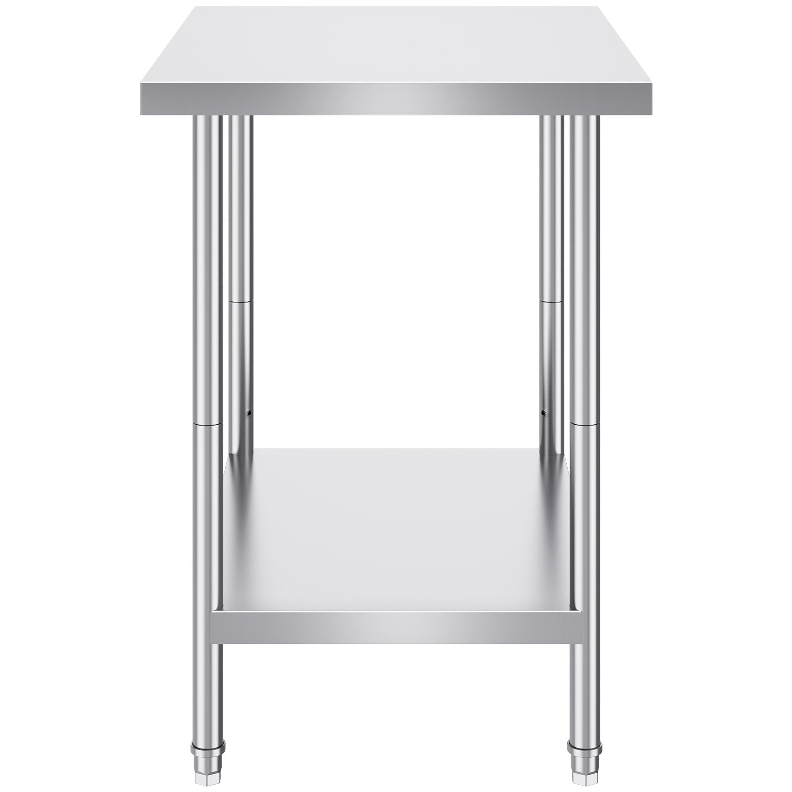 Nerūdijančio plieno darbo stalas VEVOR HET-24*30, 610 x 762 x 864 mm