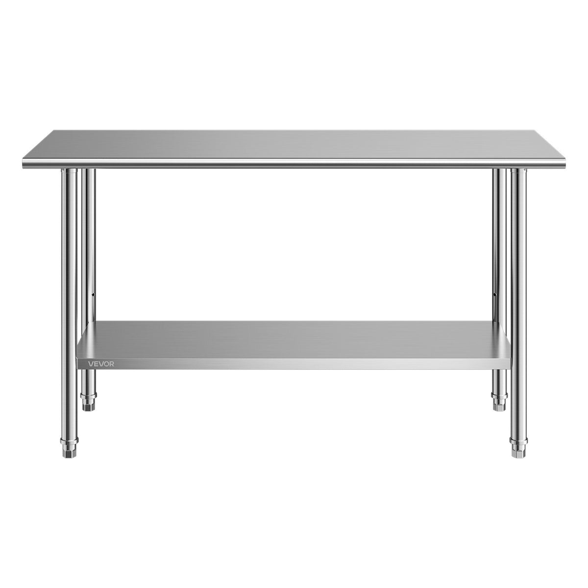 Nerūdijančio plieno darbo stalas VEVOR YH2-60, 61x152 cm
