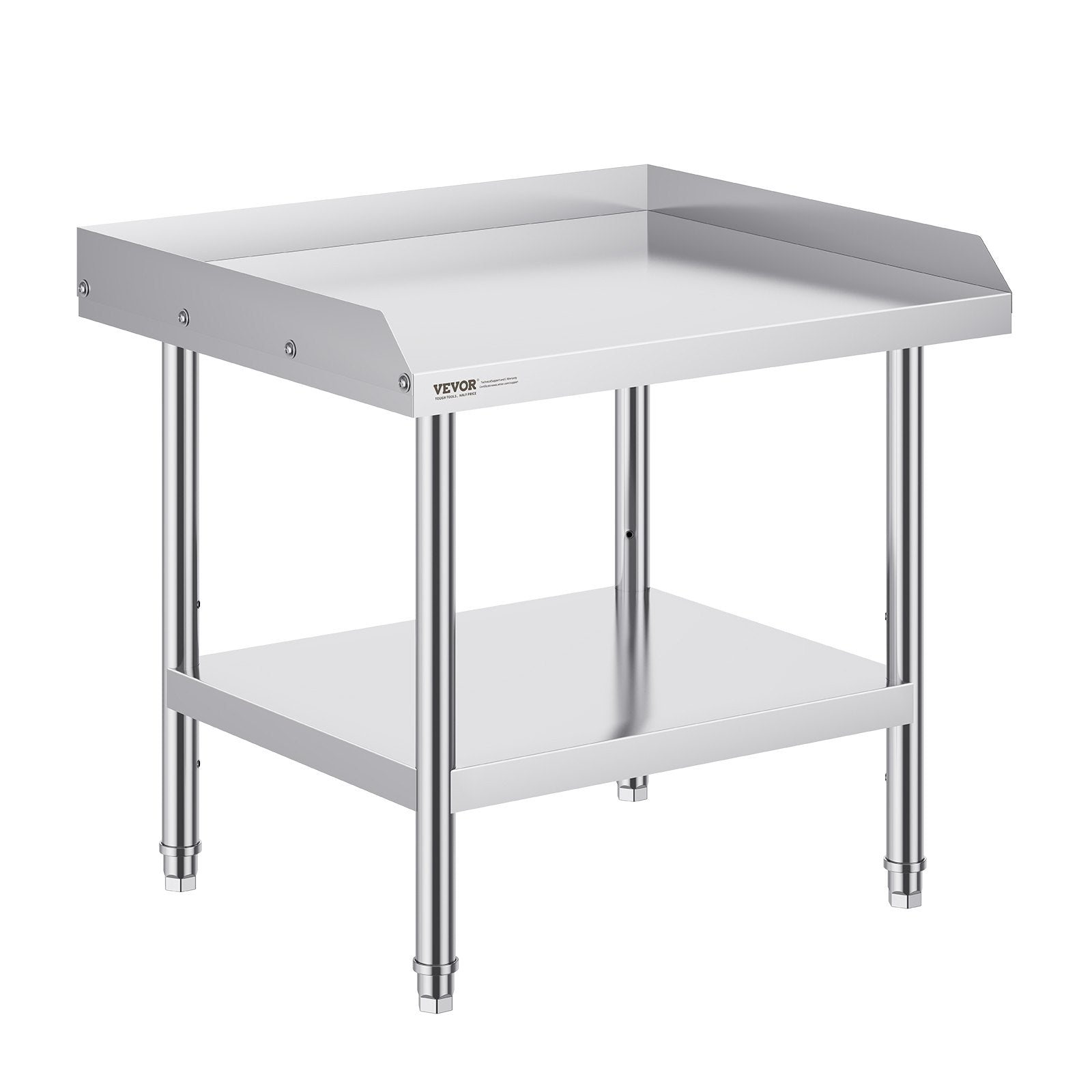Nerūdijančio plieno darbo stalas VEVOR SKT710*610T, 61 x 71 x 66 cm