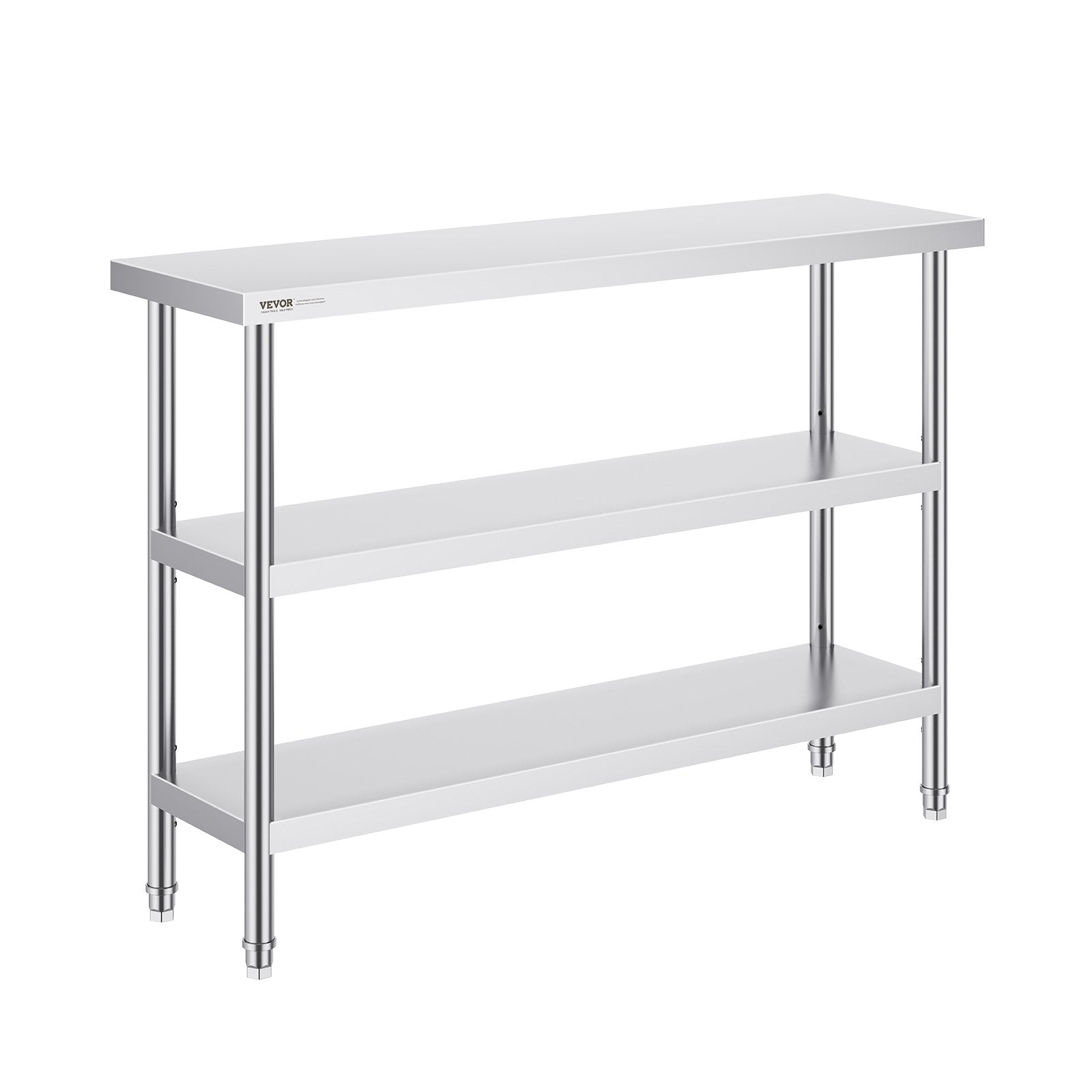 Nerūdijančio plieno darbo stalas VEVOR SCGZT1220*355T, 35,6x121,9 cm