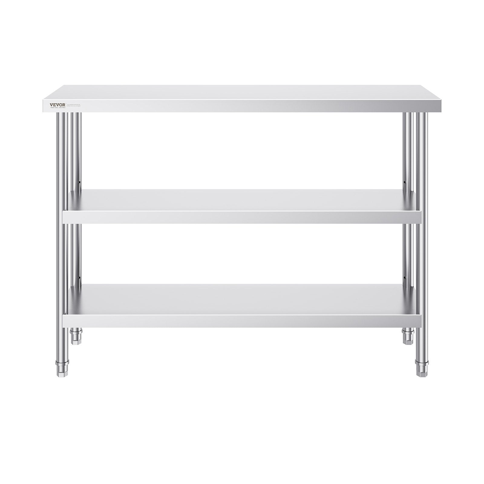 Nerūdijančio plieno darbo stalas VEVOR SCGZT1220*355T, 35,6x121,9 cm