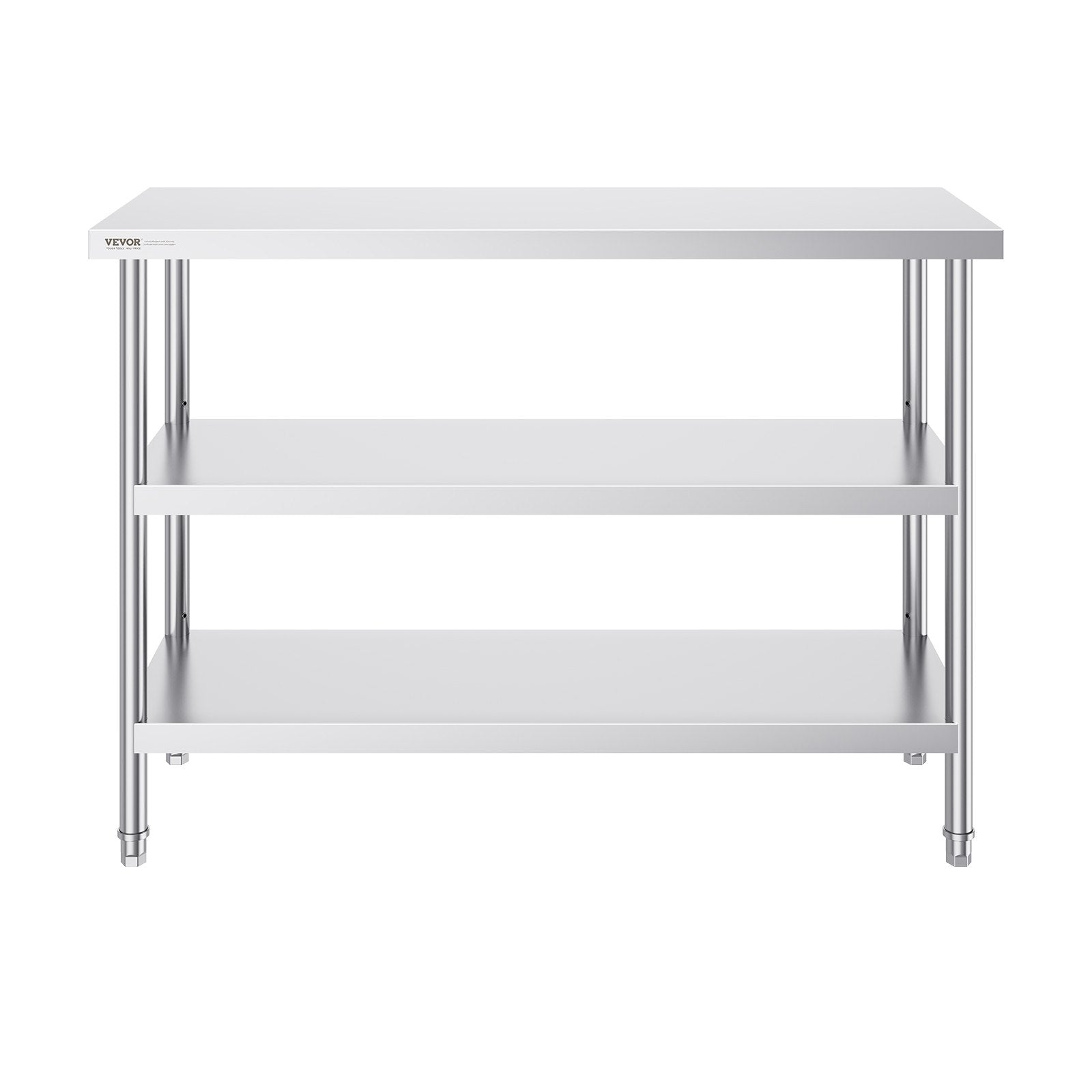 Nerūdijančio plieno darbo stalas VEVOR SCGZT1220*455T, 45,7x121,9 cm