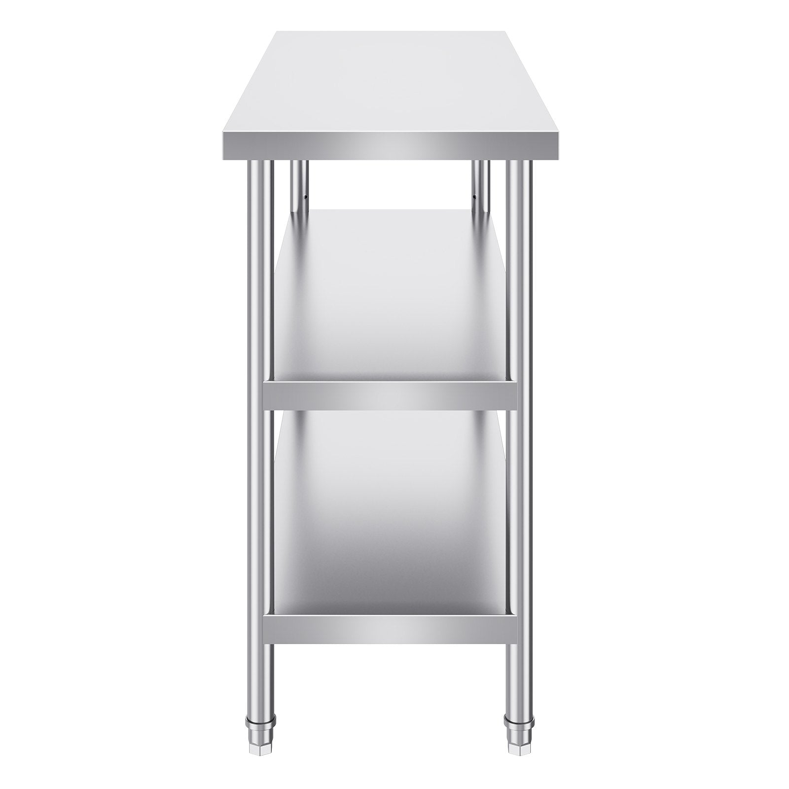 Nerūdijančio plieno darbo stalas VEVOR SCGZT1220*455T, 45,7x121,9 cm