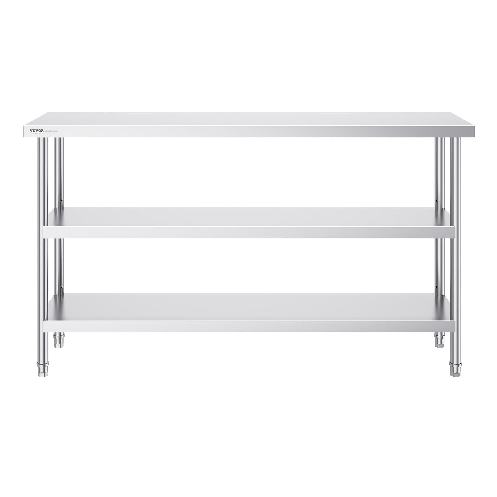 Nerūdijančio plieno darbo stalas VEVOR SCGZT1520*355T, 35,6x152,4 cm