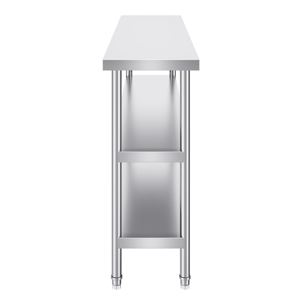 Nerūdijančio plieno darbo stalas VEVOR SCGZT1520*355T, 35,6x152,4 cm