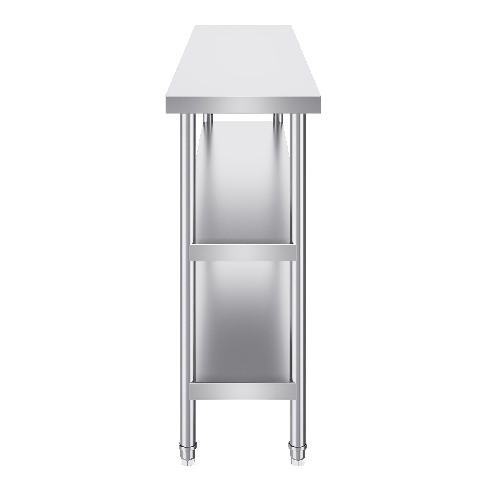 Nerūdijančio plieno darbo stalas VEVOR SCGZT1520*355T, 35,6x152,4 cm