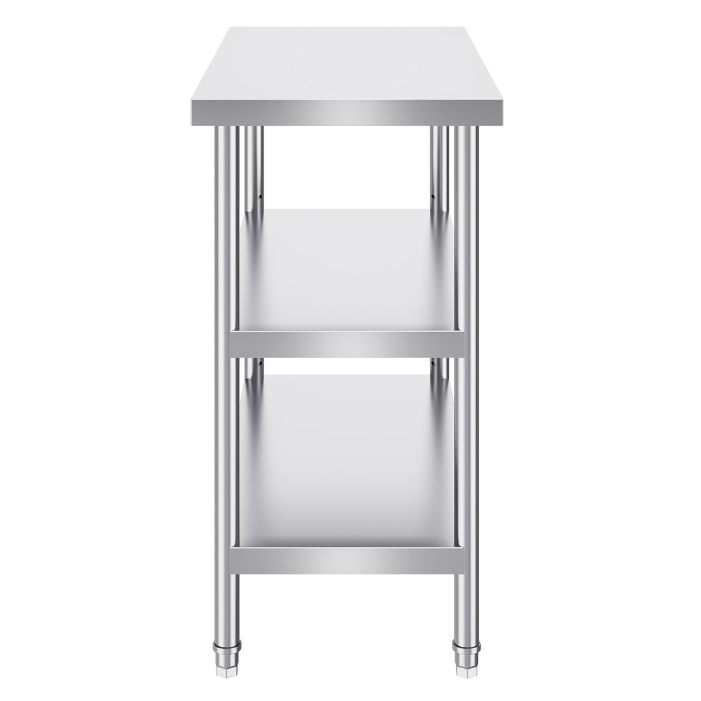 Nerūdijančio plieno darbo stalas VEVOR SCGZT910*455T, 45,7x91,4 cm