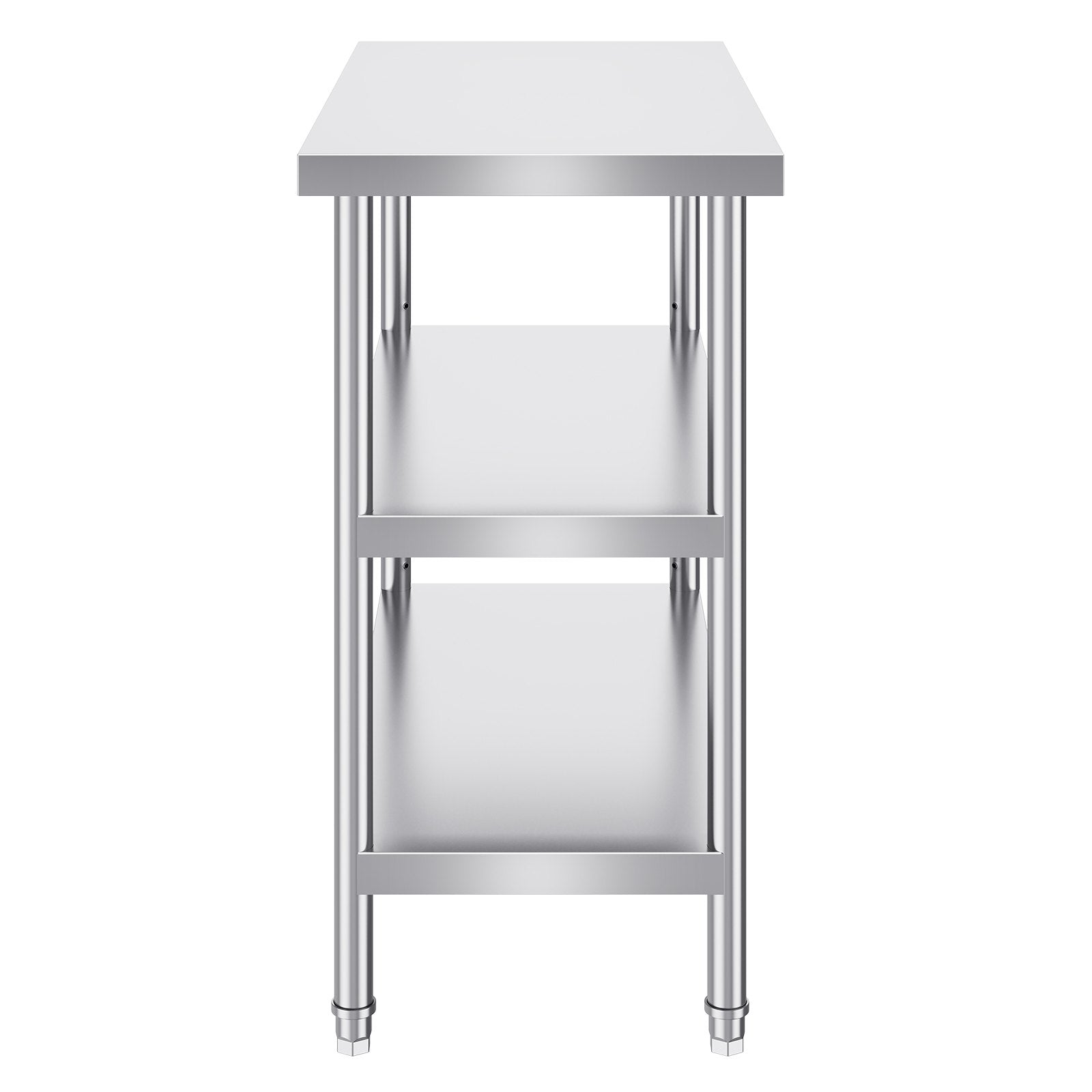 Nerūdijančio plieno darbo stalas VEVOR SCGZT910*455T, 45,7x91,4 cm
