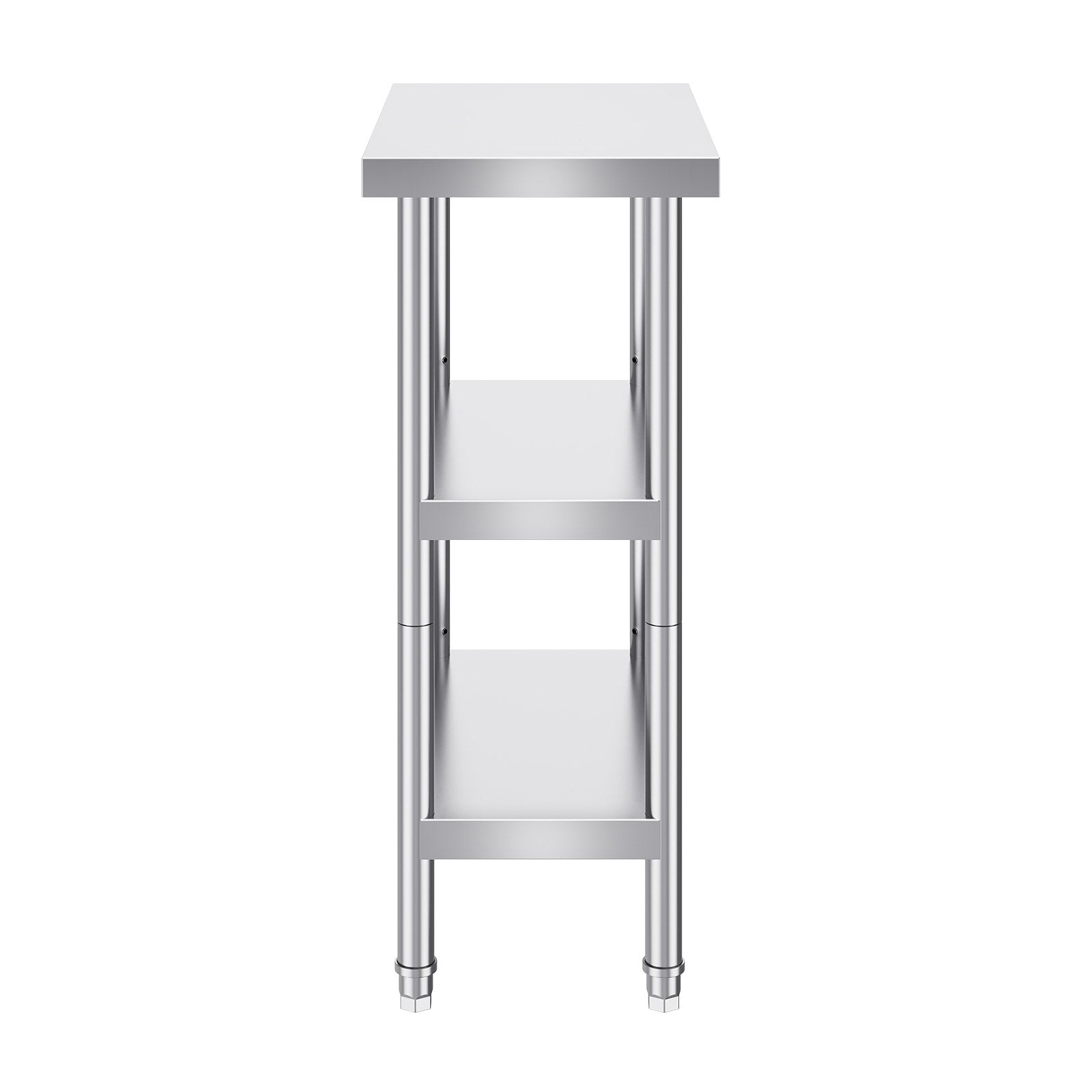 Nerūdijančio plieno virtuvinis stalas VEVOR SCGZT610*355T, 35,6x61 cm
