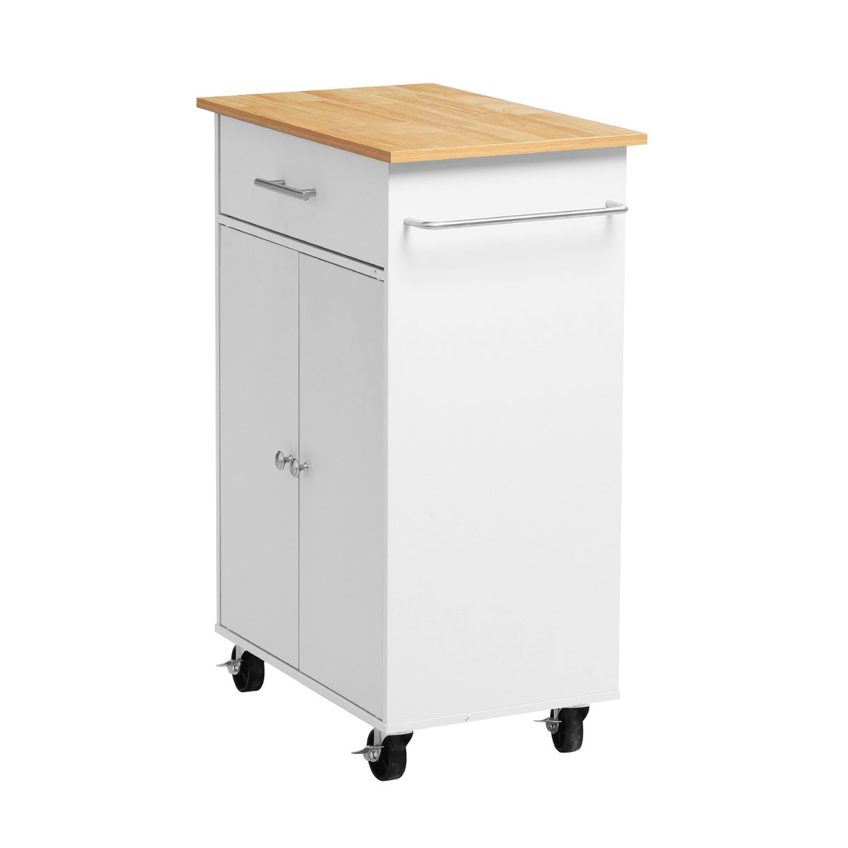 Virtuvės salelė-vežimėlis VEVOR SS-SHX-01, 631 mm pločio