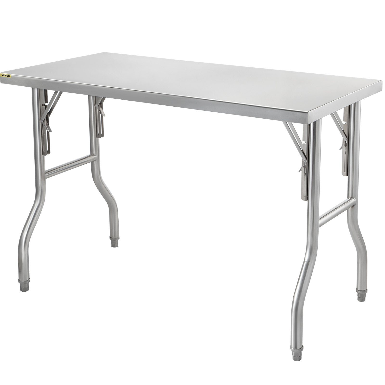 Sulankstomas nerūdijančio plieno darbo stalas VEVOR ZDGZT122*61, 122x61 cm