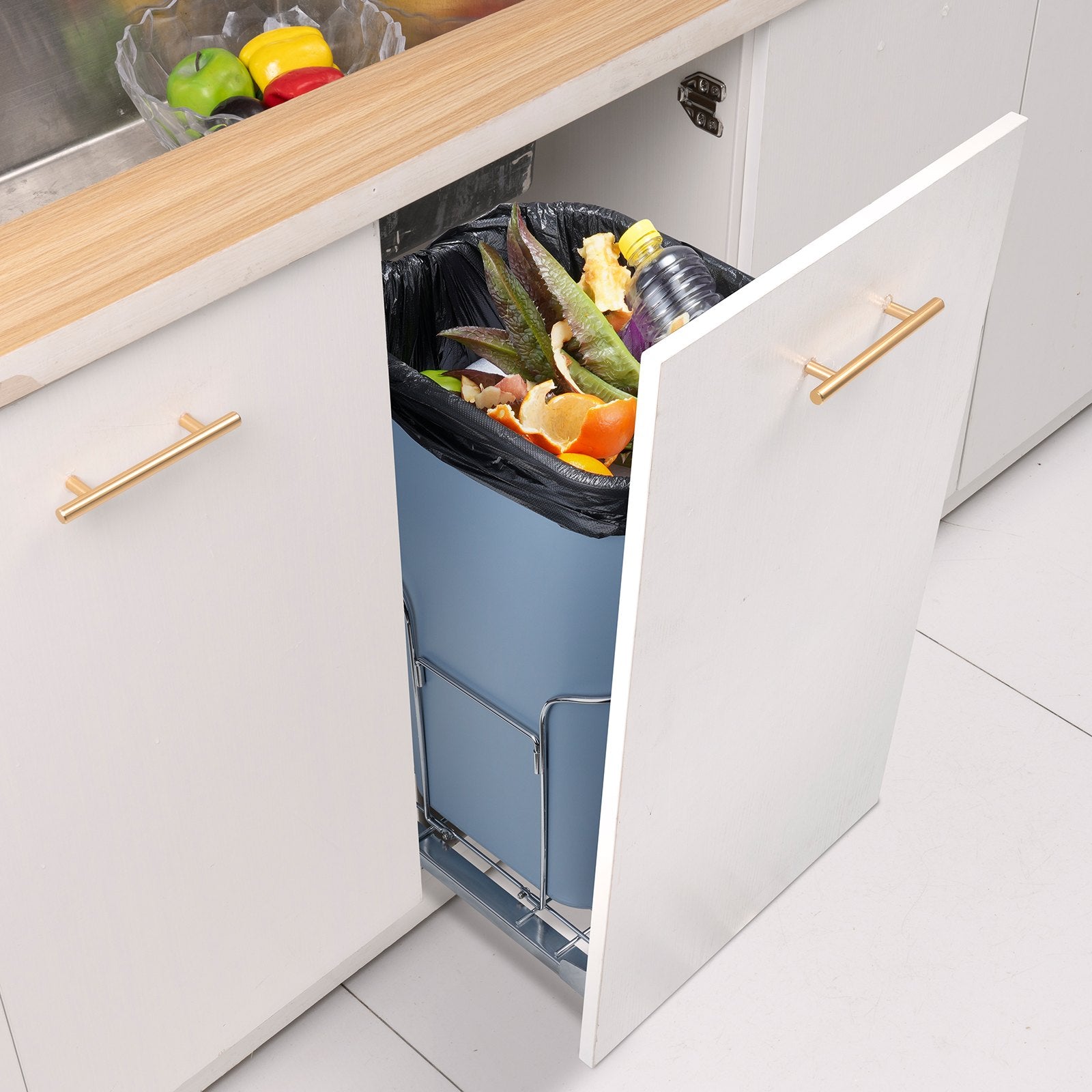 Ištraukiama šiukšliadėžė VEVOR YC1351SY, 35 l talpa