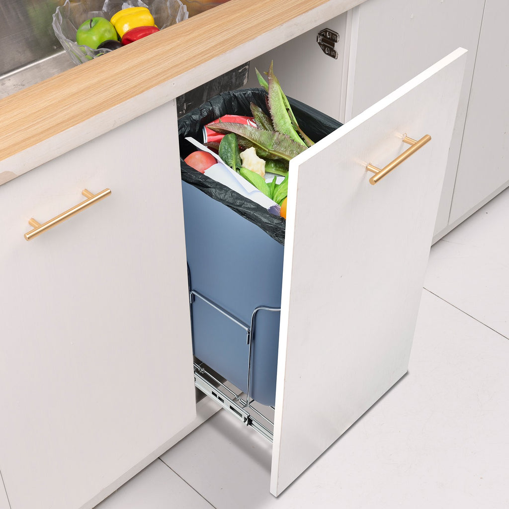 Ištraukiama šiukšliadėžė VEVOR YC1351LY, 35 l talpos