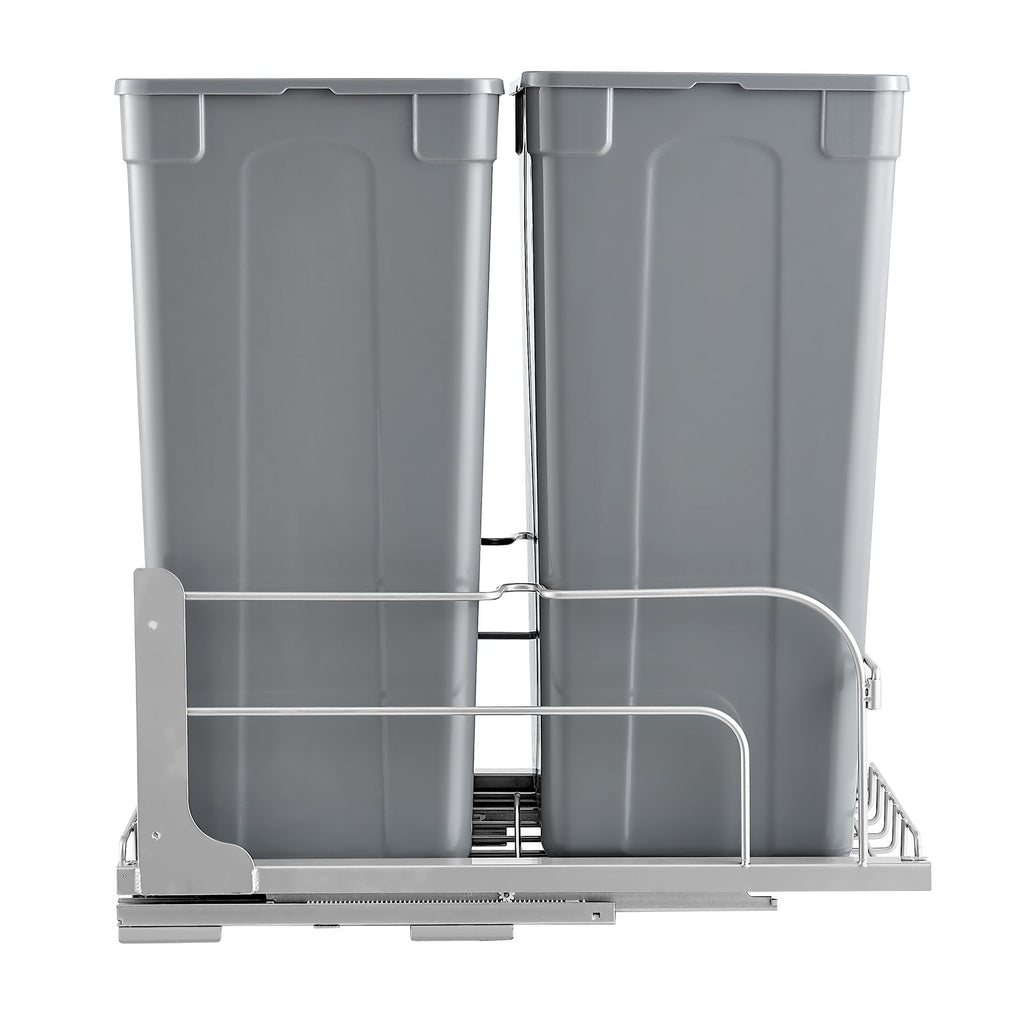 Ištraukiama šiukšliadėžė VEVOR BB-LM50L02, 2 x 47 l