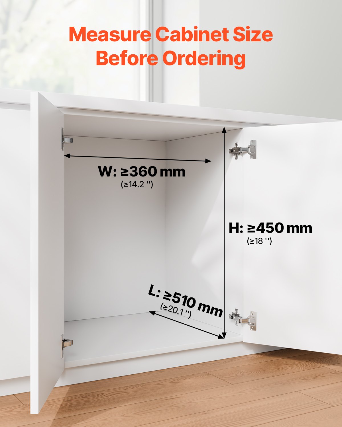Ištraukiama šiukšliadėžė VEVOR DB-20L02, 2 x 20 l talpa