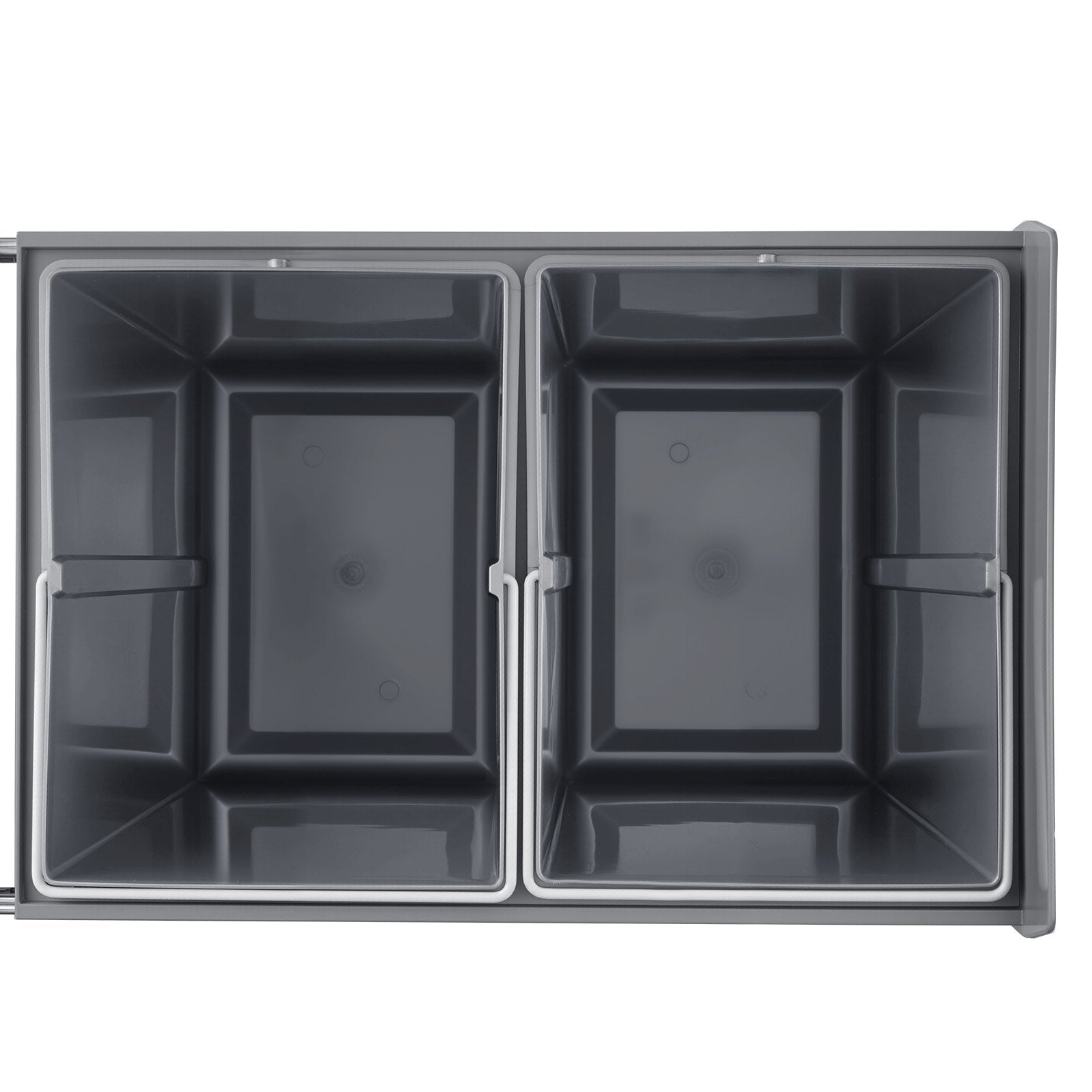 Ištraukiama šiukšliadėžė VEVOR DB-20L02, 2 x 20 l talpa