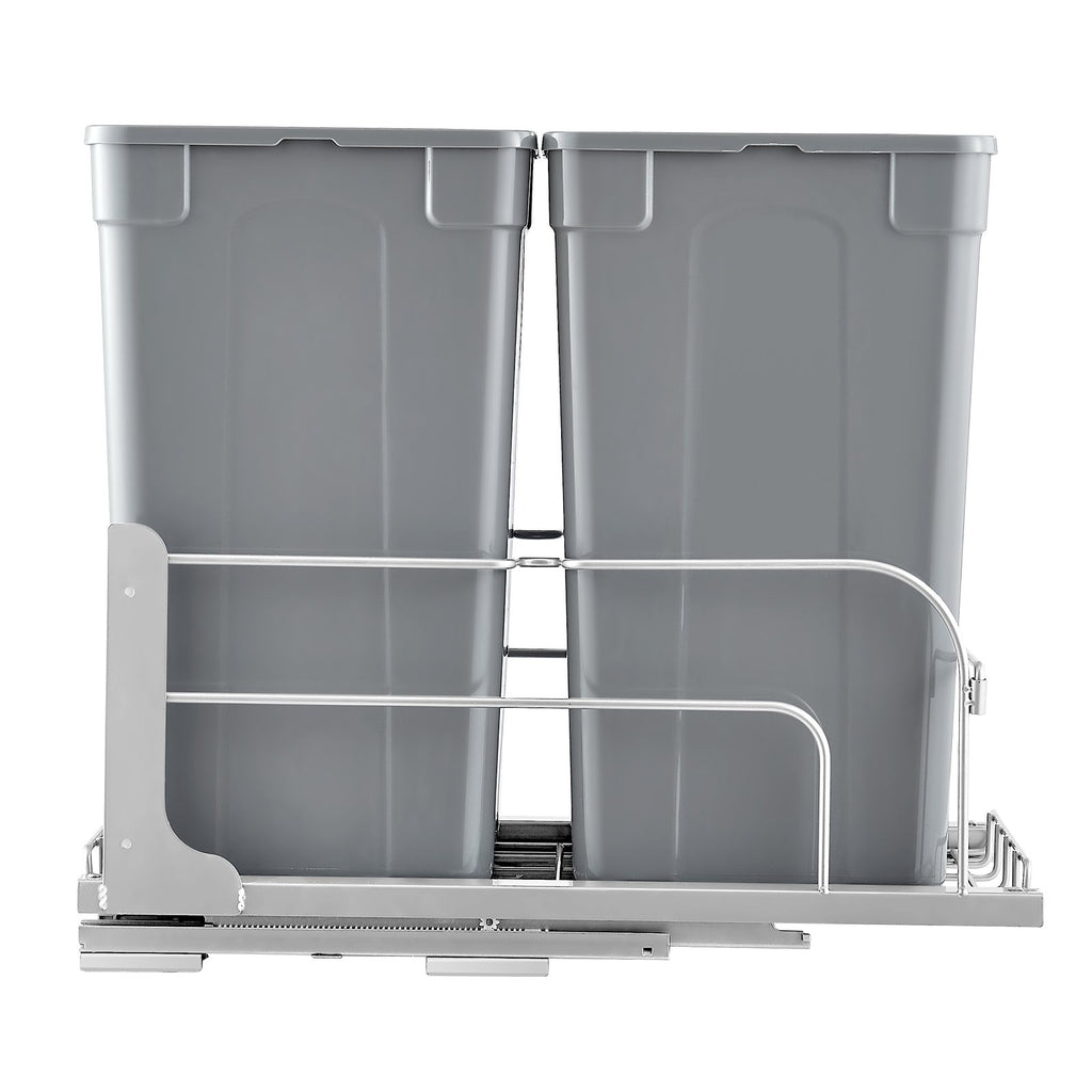 Ištraukiama šiukšliadėžė VEVOR BB-LM27L02, 2 x 25,5 l