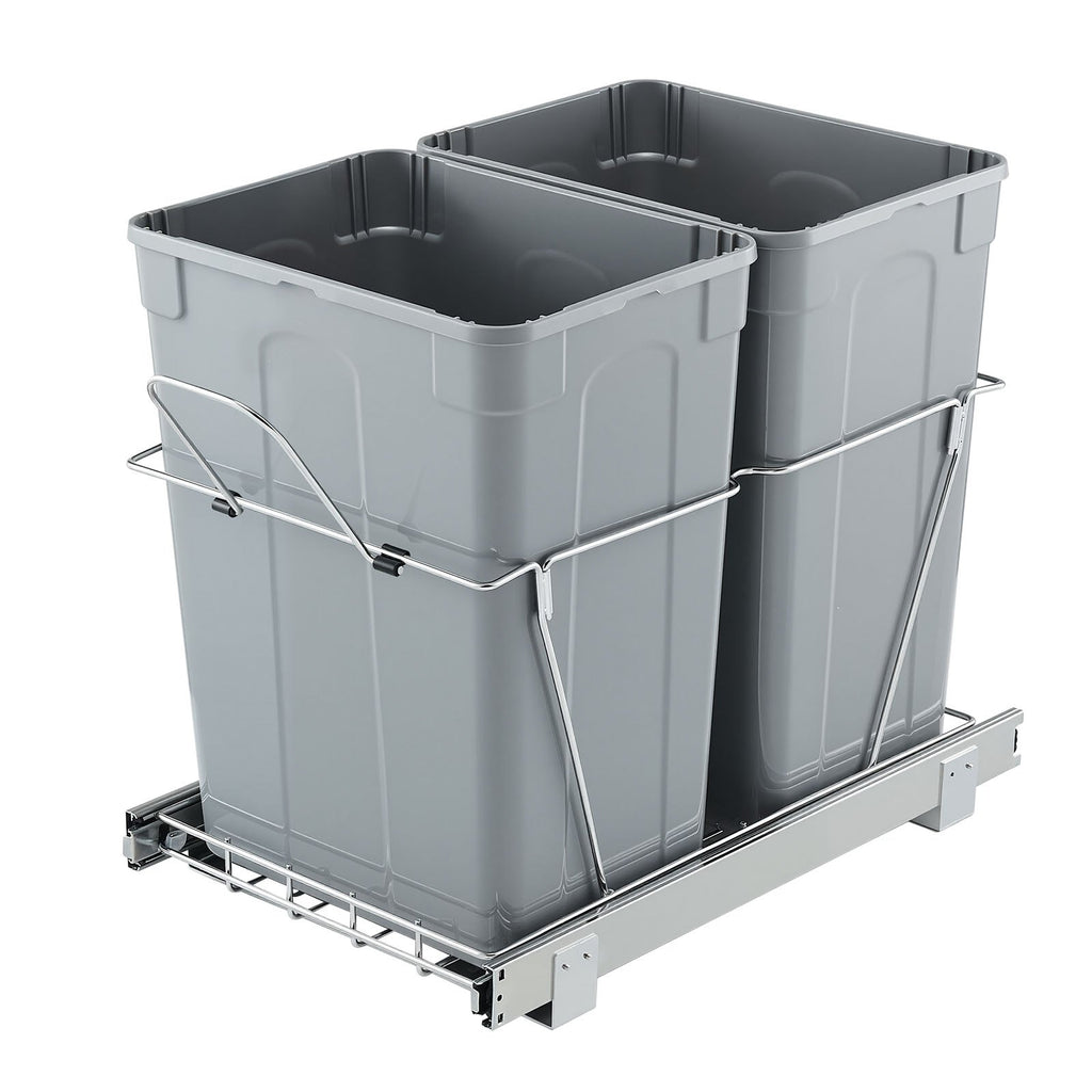 Ištraukiama šiukšliadėžė VEVOR CH-LS35L02, 2 x 33 l talpos