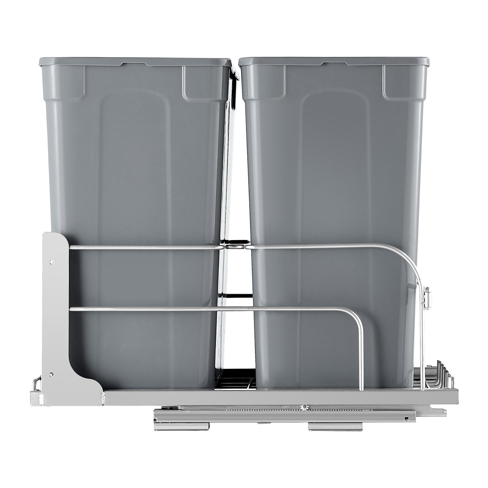 Ištraukiama šiukšliadėžė VEVOR BB-LM35L02, 2 x 33 l