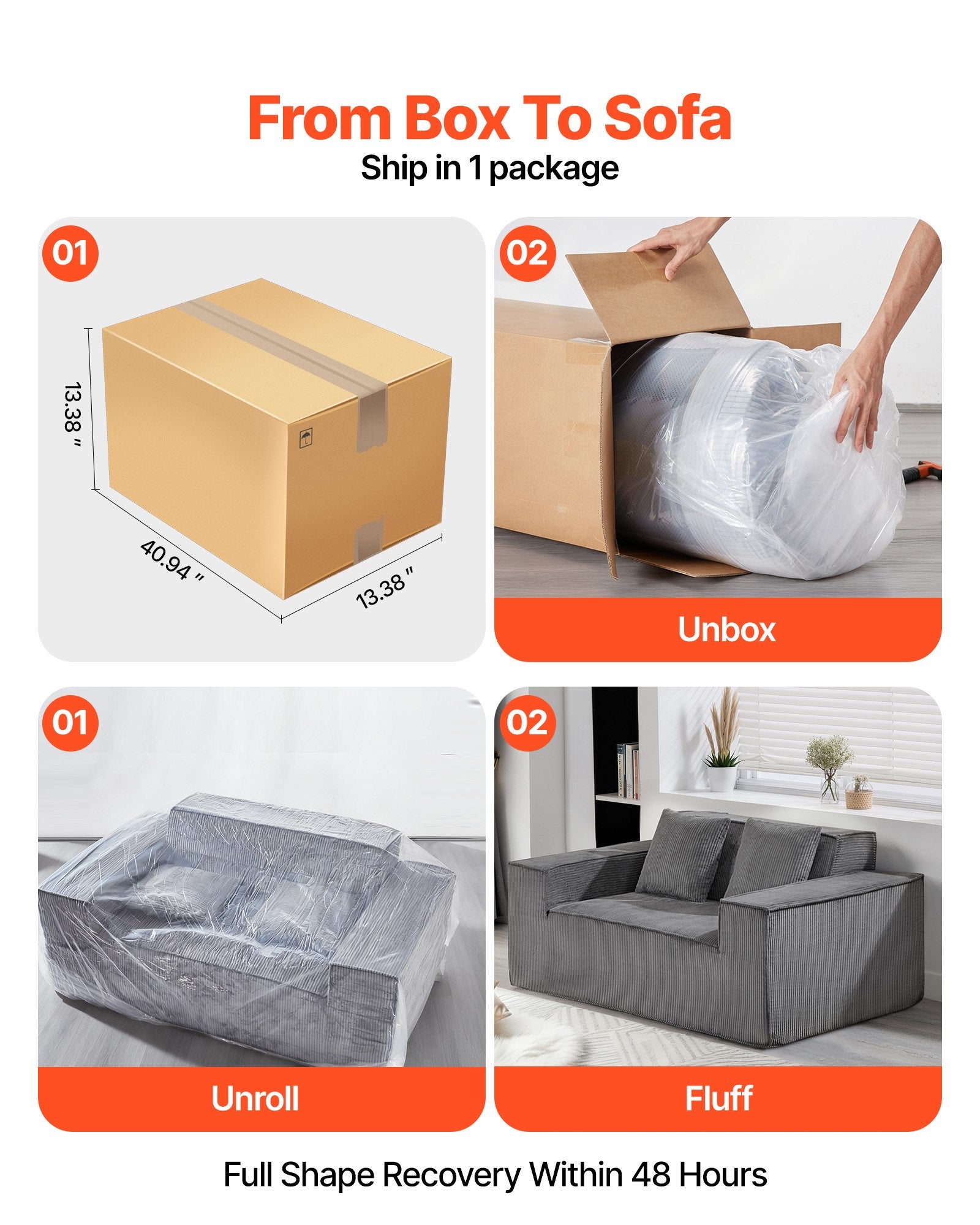 Dvivietė sofa VEVOR 247054, 160 cm