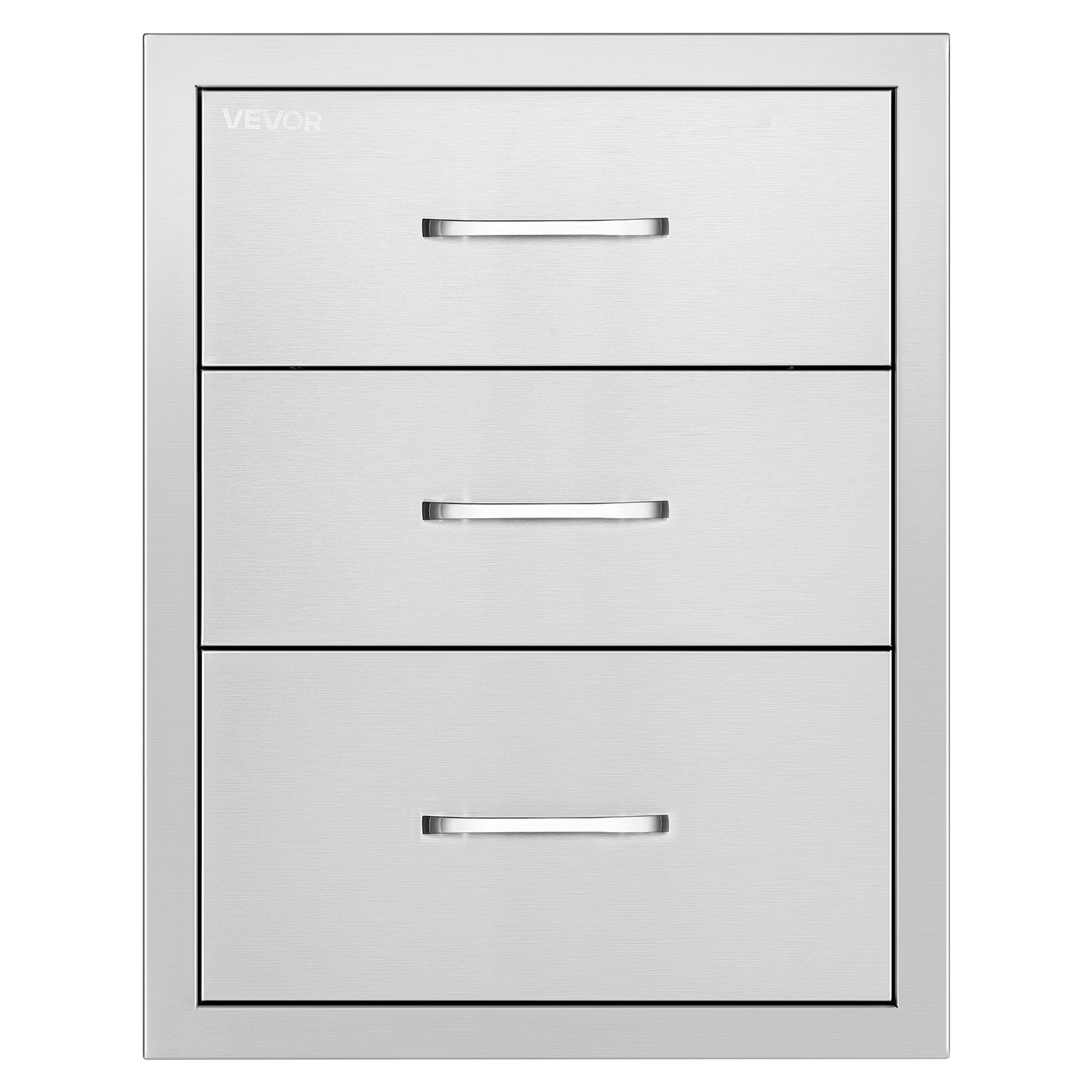 Lauko virtuvės stalčiai VEVOR KM-CTG-2302-SKU3, 3 stalčių blokas