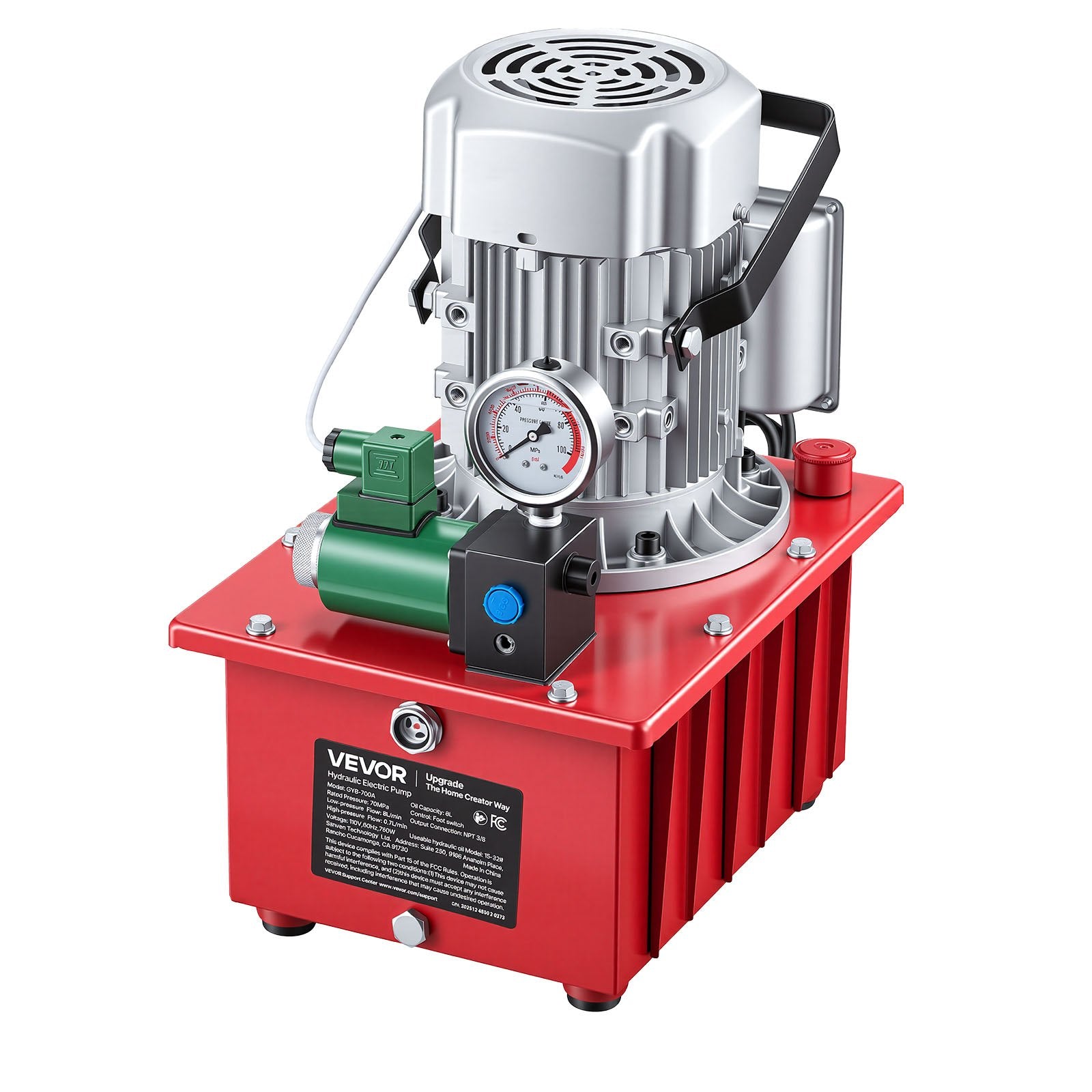 Elektrinė hidraulinė pompa VEVOR GYB-700A, 750W