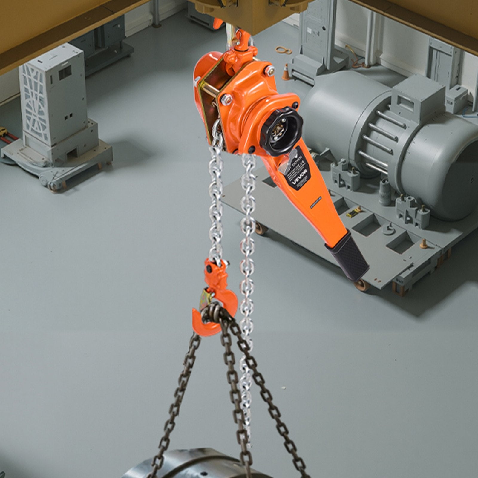 Rankinė svirtinė grandininė talpė VEVOR HSH-1.5T-3M, 1,5 t