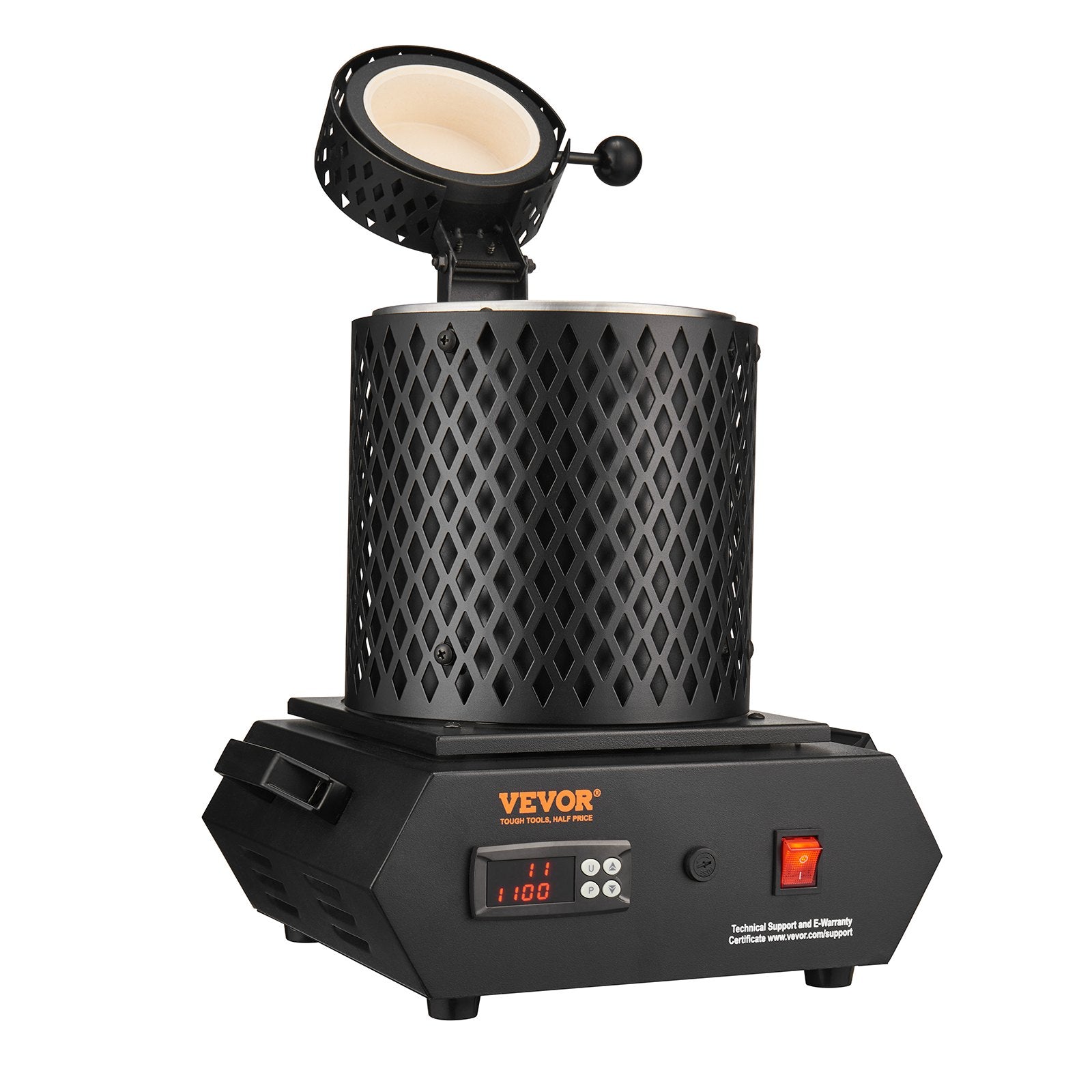 Elektrinė metalo lydymo krosnis VEVOR GF1150ND2-3KG, 1350W