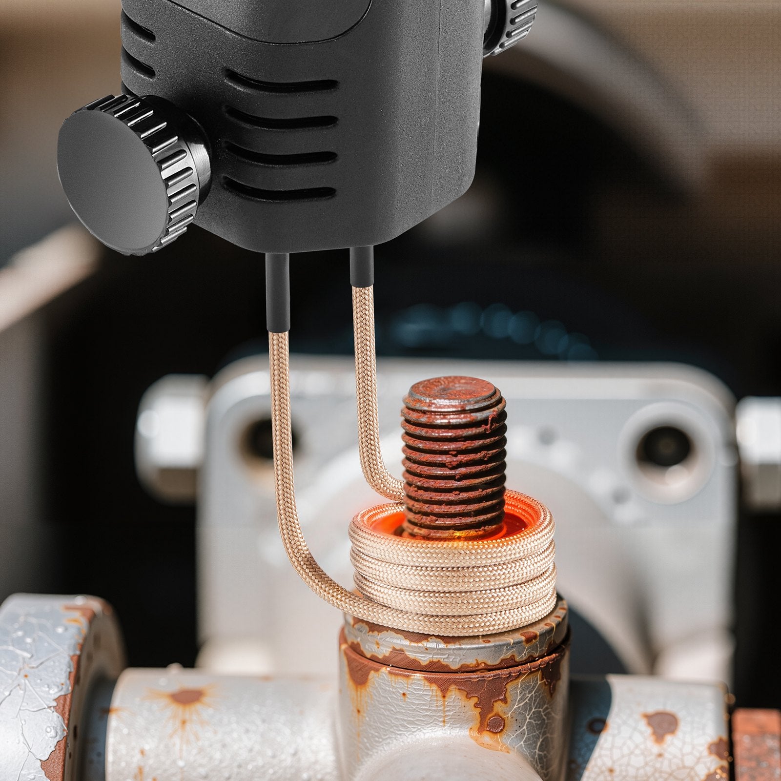 Magnetinio indukcinio kaitintuvo ričių rinkinys VEVOR XQ10, 10 vnt.