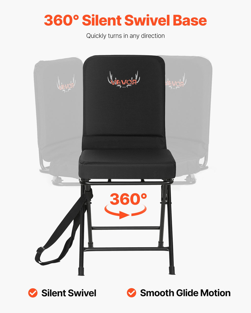 Medžioklinė kėdė VEVOR XW-HC-11, 136 kg apkrova