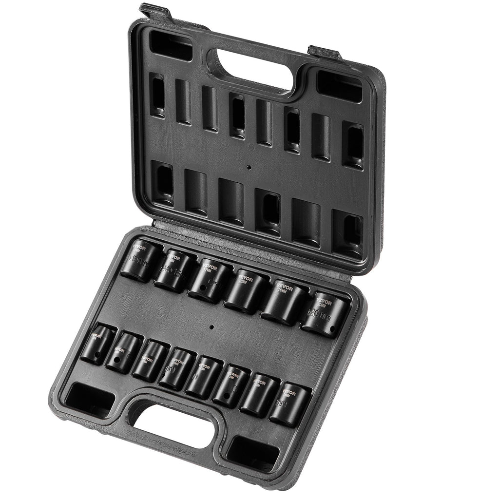 Smūginių galvučių rinkinys VEVOR SX38MST1400, 14 dalių, 7–20 mm