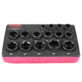 Smūginių galvučių rinkinys VEVOR XL3070, 15 dalių, 10-24 mm