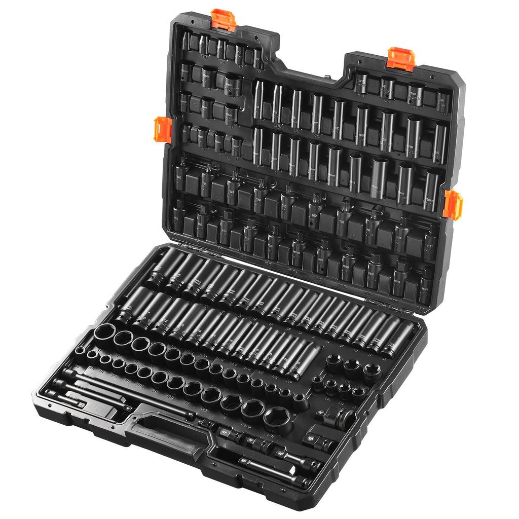 Smūginių galvučių rinkinys VEVOR XL3069, 130 dalių