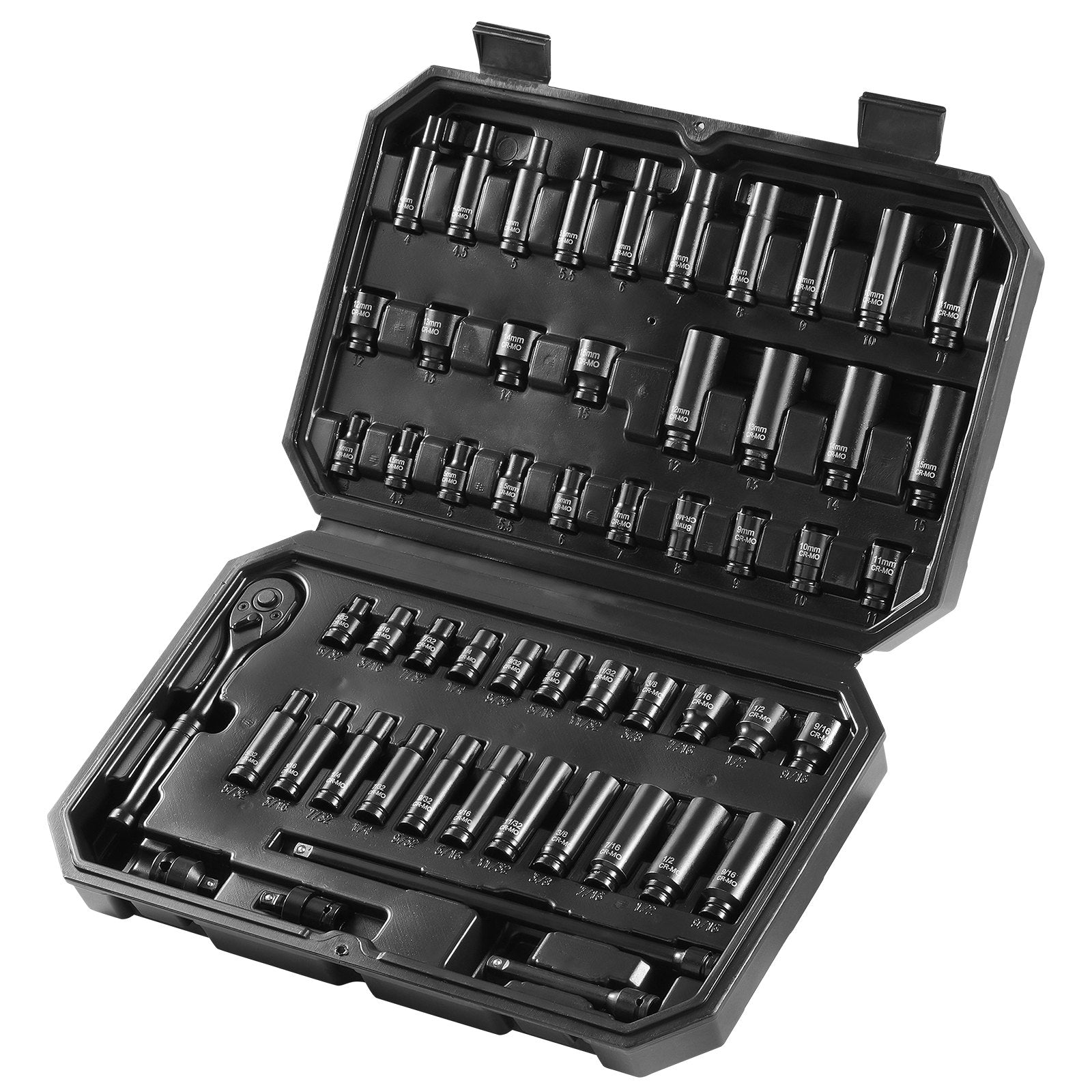 Smūginių galvučių rinkinys VEVOR XL3067, 55 dalių