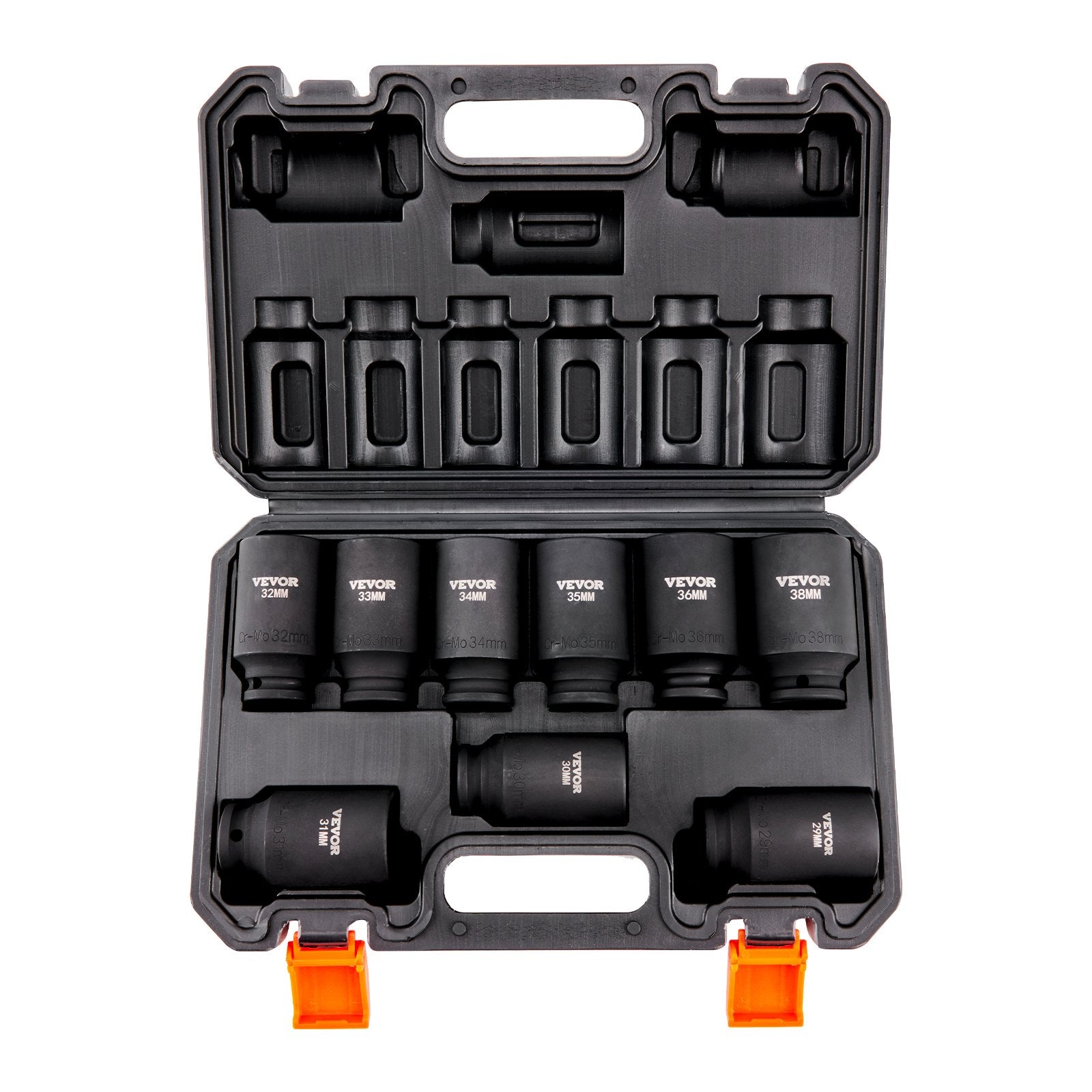 Smūginių galvučių rinkinys VEVOR SS217809A, 1/2" jungtis, 9 vnt.